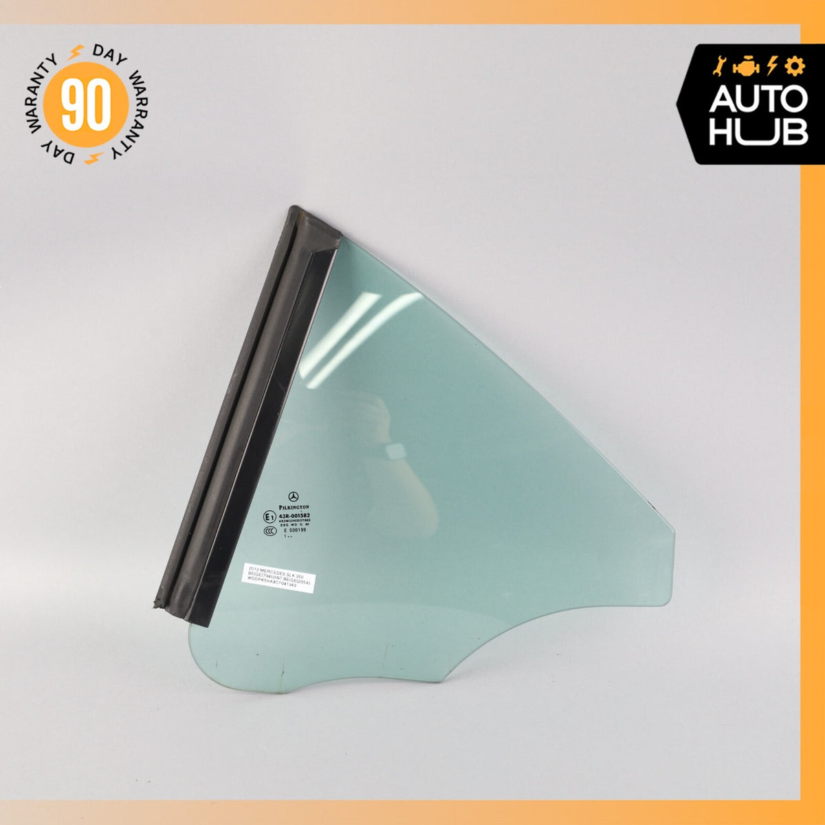 12-20 Mercedes R172 SLK350 SLK250 Rear Left Side Quarter Window Glass OEM - photo 1