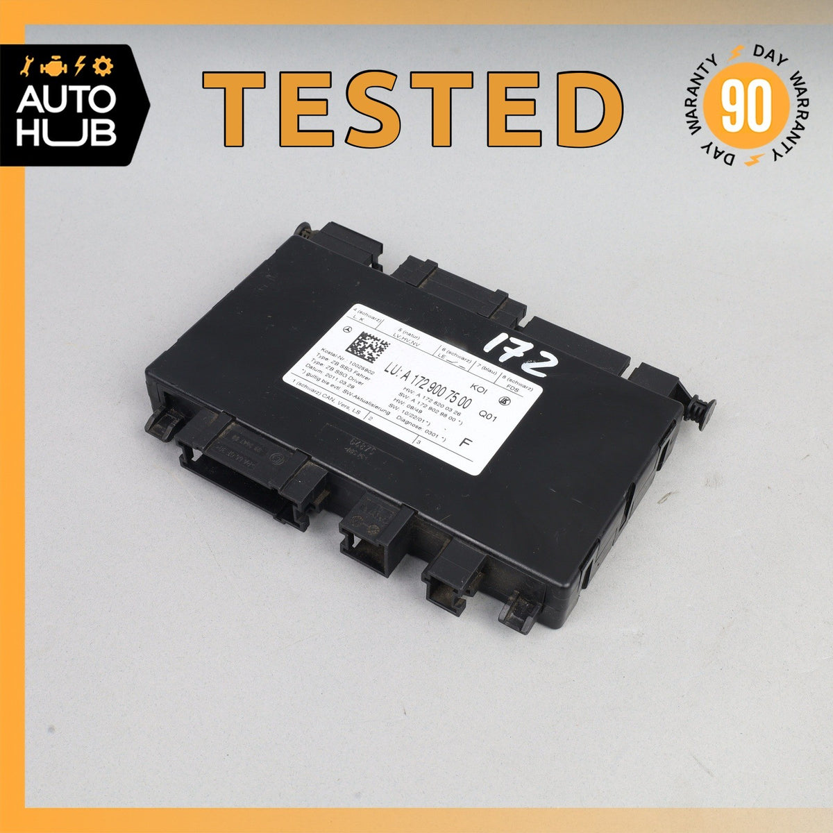 08-18 Mercedes R172 SLK350 E550 CLS63 Seat Control Module Front Left Side OEM - photo 1