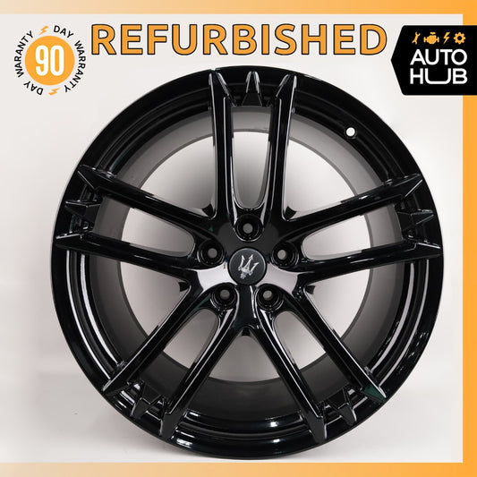 Maserati GranTurismo M145 10.5 x 20 20" Rear Wheel Rim Black 83078500 OEM - photo 1