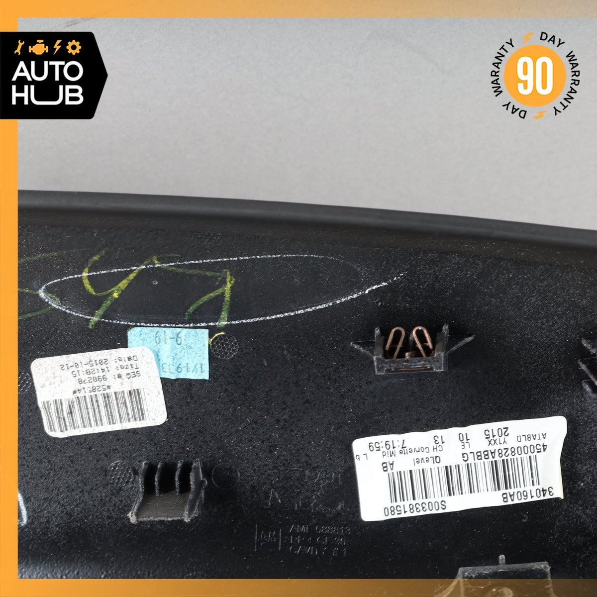14-19 Chevrolet Corvette C7 Right Side Dashboard Trim Panel OEM - photo 16
