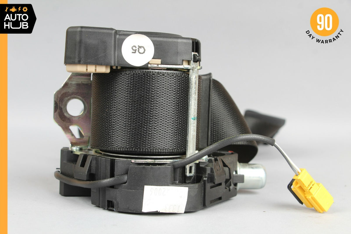07-09 Mercedes W221 S550 S600 Seat Belt Rear Left Driver Side Black OEM - photo 6
