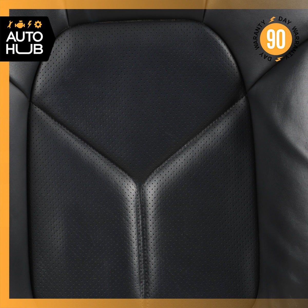 15-18 Porsche Macan 95B Front Left Side Seat Upper Cushion Leather Black OEM - photo 12