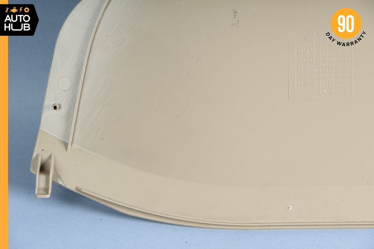 06-09 Mercedes W211 E350 E500 Right Side Dashboard Trim Cover Panel Beige OEM - photo 10