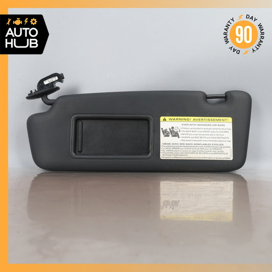 09-12 Audi 8R Q5 Left Driver Side Sunvisor Sun Visor Black OEM - photo 1