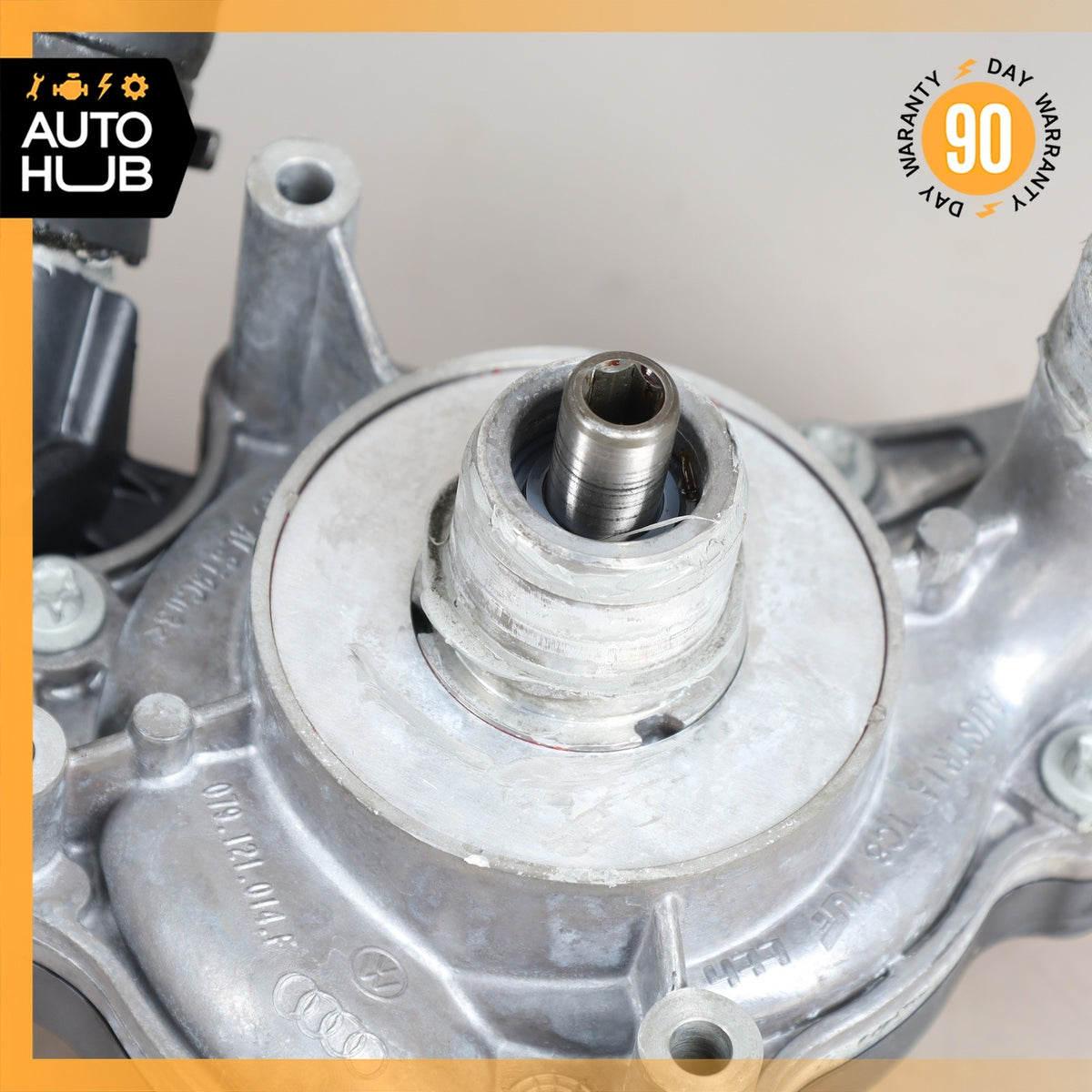 Audi D4 A8 RS5 4.2L V8 Engine Water Pump Thermostat Housing OEM - photo 4