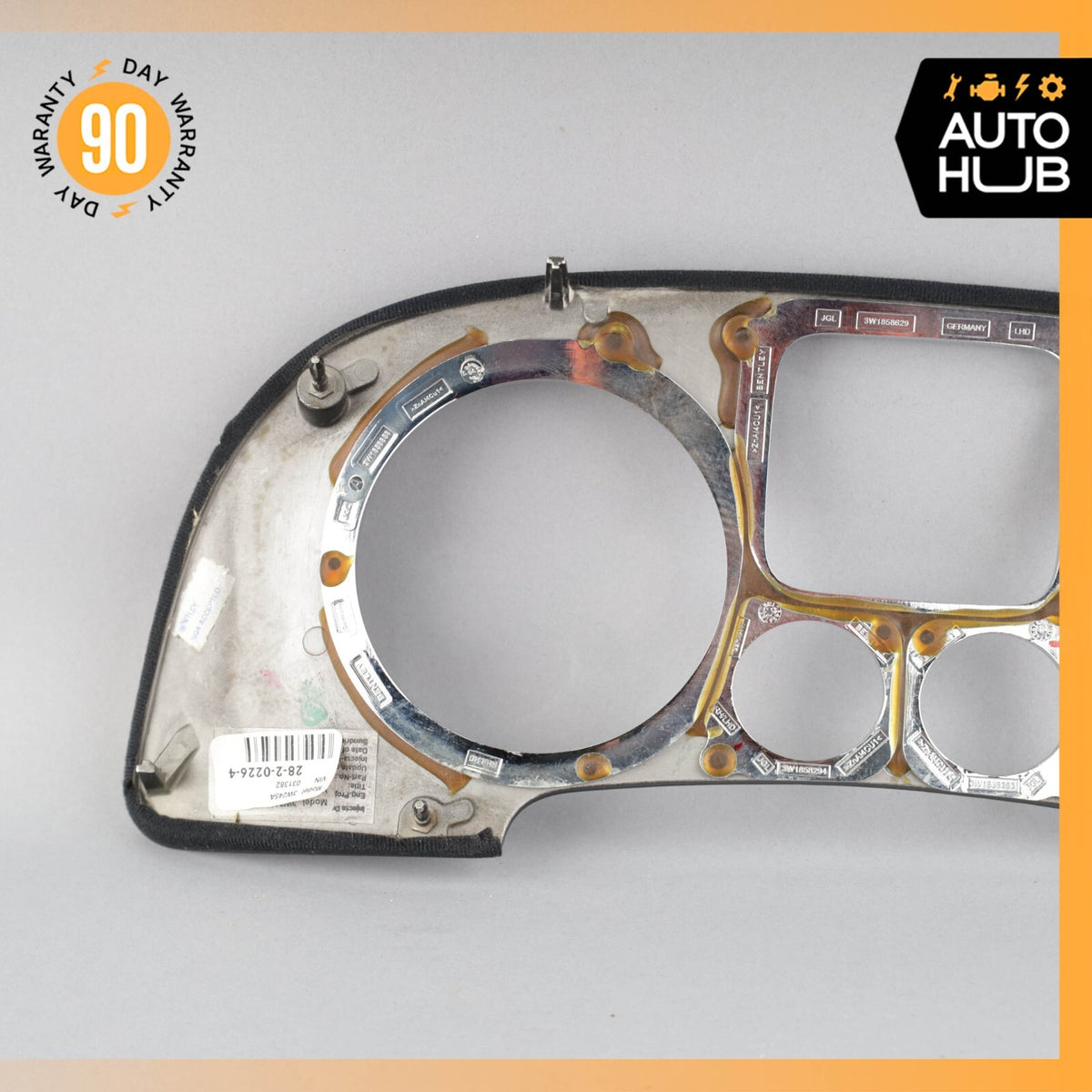 03-13 Bentley Continental Flying Spur Dash Panel Speedometer Bezel Trim OEM 78k - photo 8