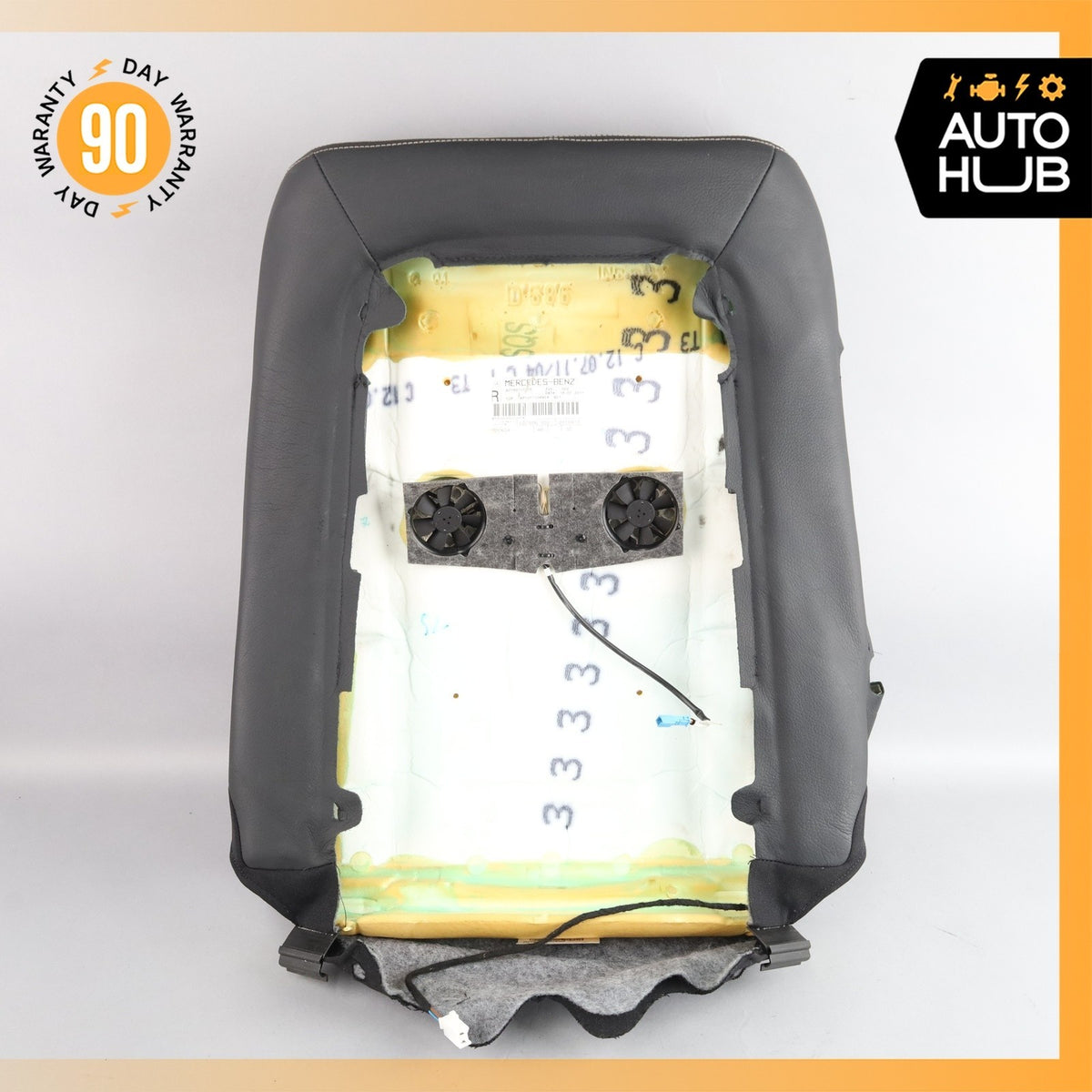 12-14 Mercedes W218 CLS550 Top Upper Seat Cushion Front Right Side Black OEM - photo 10