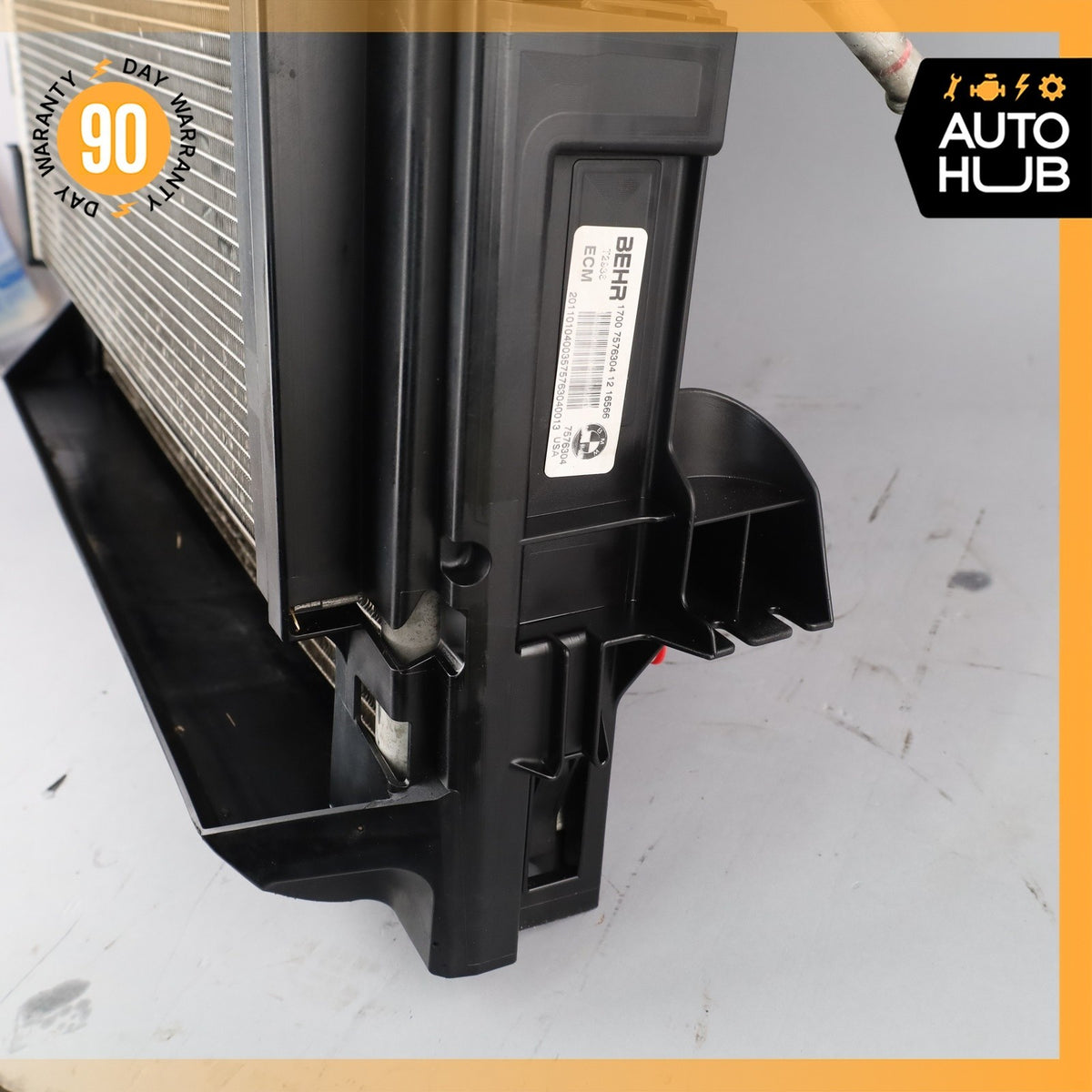 10-14 BMW E70 X5 X6 50i Water Cooling Radiator A/C Condenser Aux Cooler OEM - photo 16