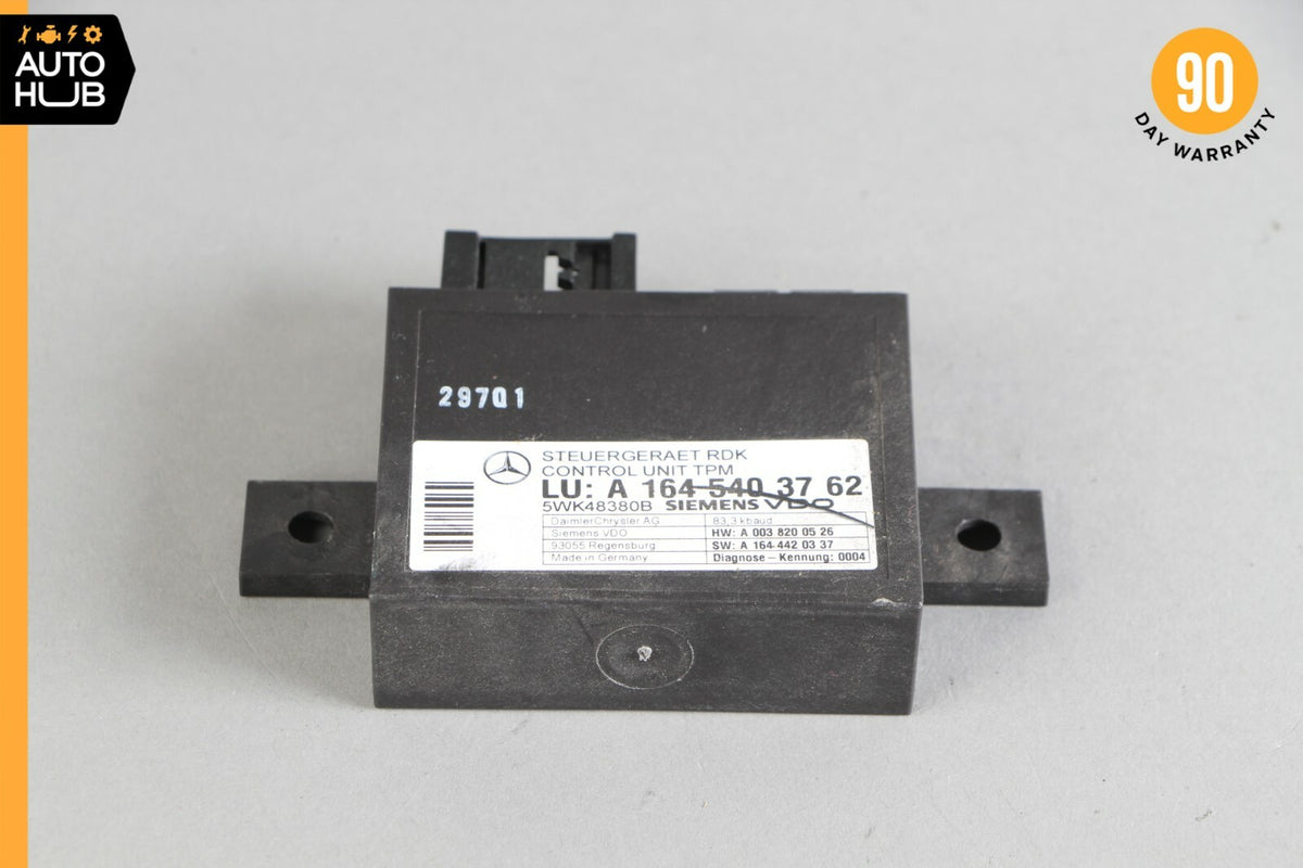 06-13 Mercedes W164 ML550 R350 SL550 TPMS Tire Pressure Control 1645403762 OEM - photo 1