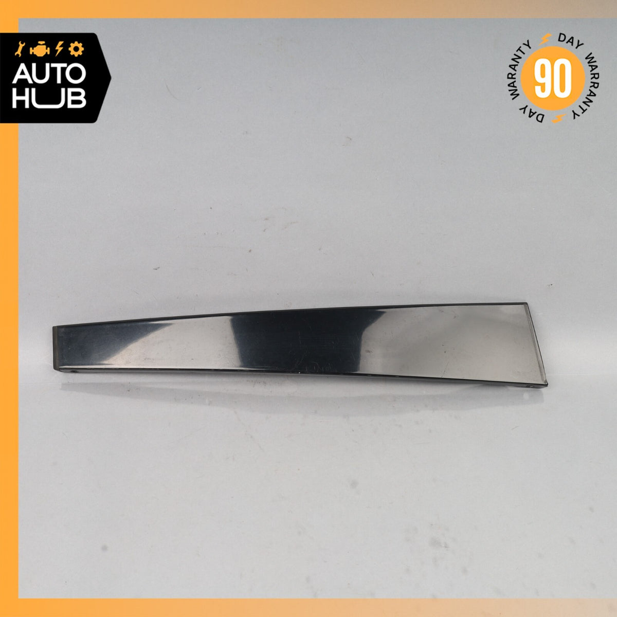 Mercedes W211 E63 AMG Rear Left Driver Side Door Window B-Pillar Molding OEM - photo 1