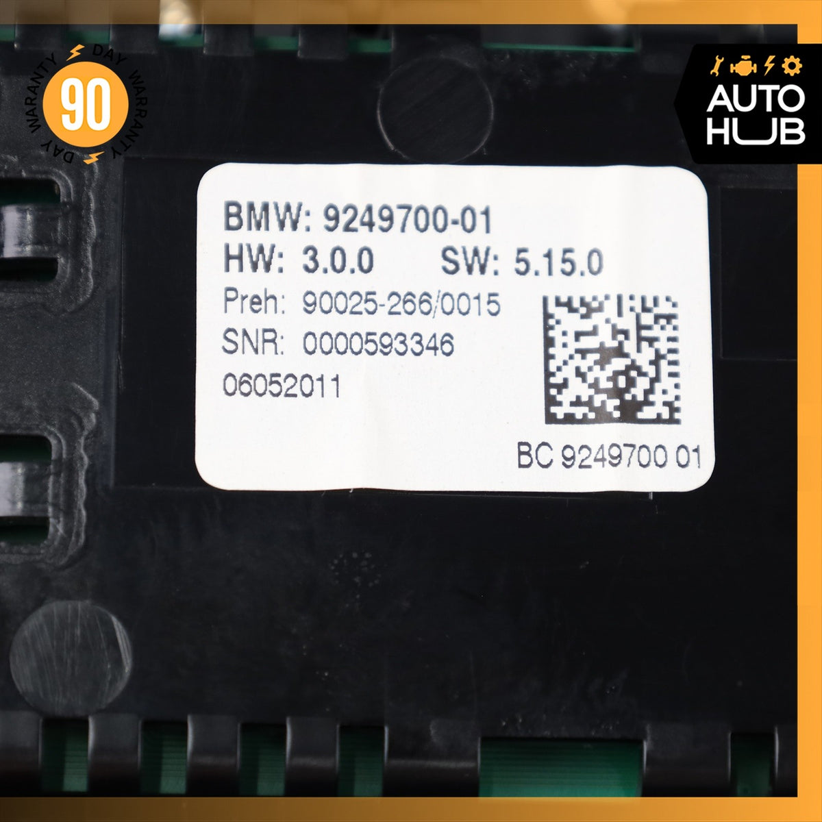 BMW F10 528i 550i AC A/C Automatic Heater Climate Control Switch OEM - photo 20