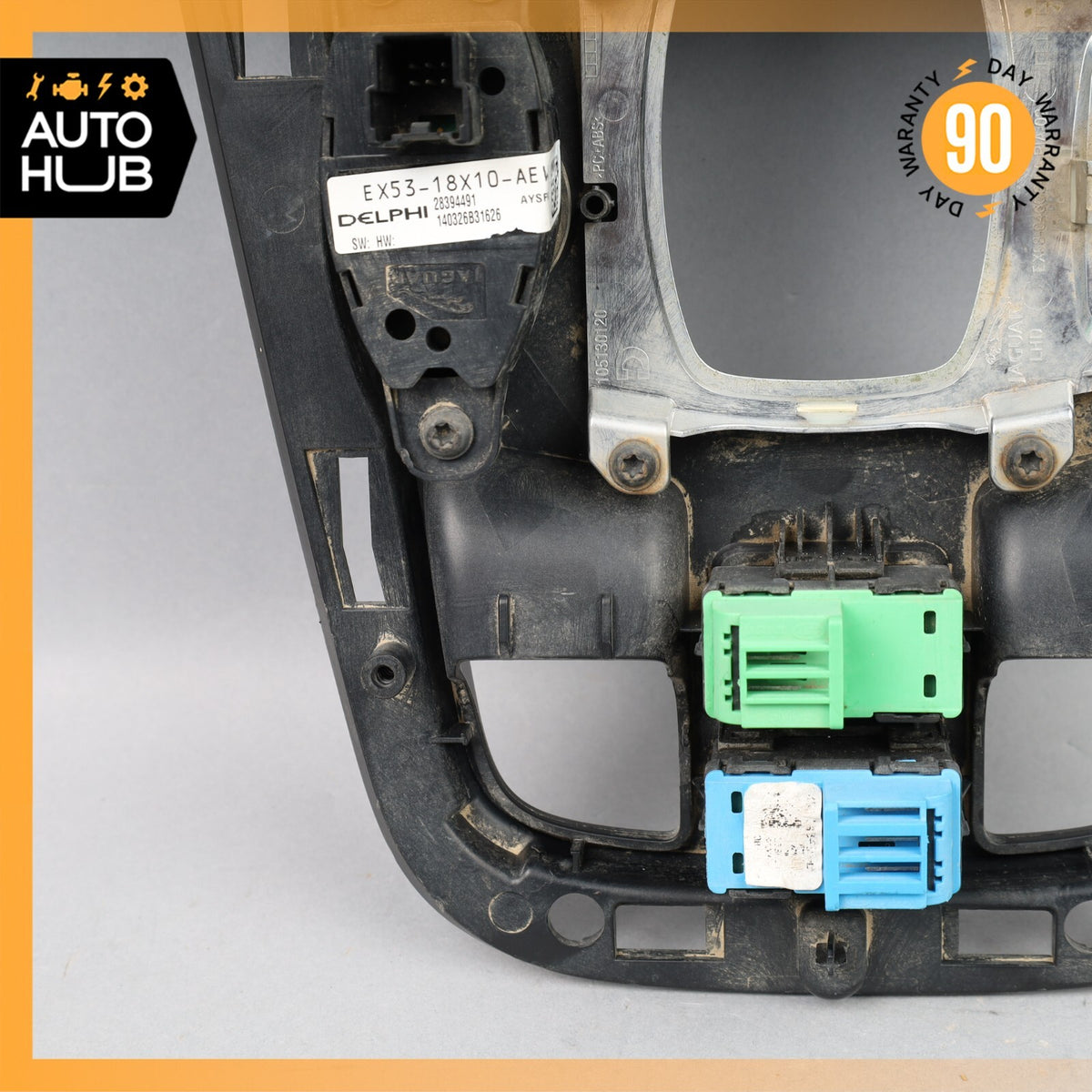 14-24 Jaguar X152 F-Type Center Console Gear Shifter Bezel Piano Black OEM - photo 13
