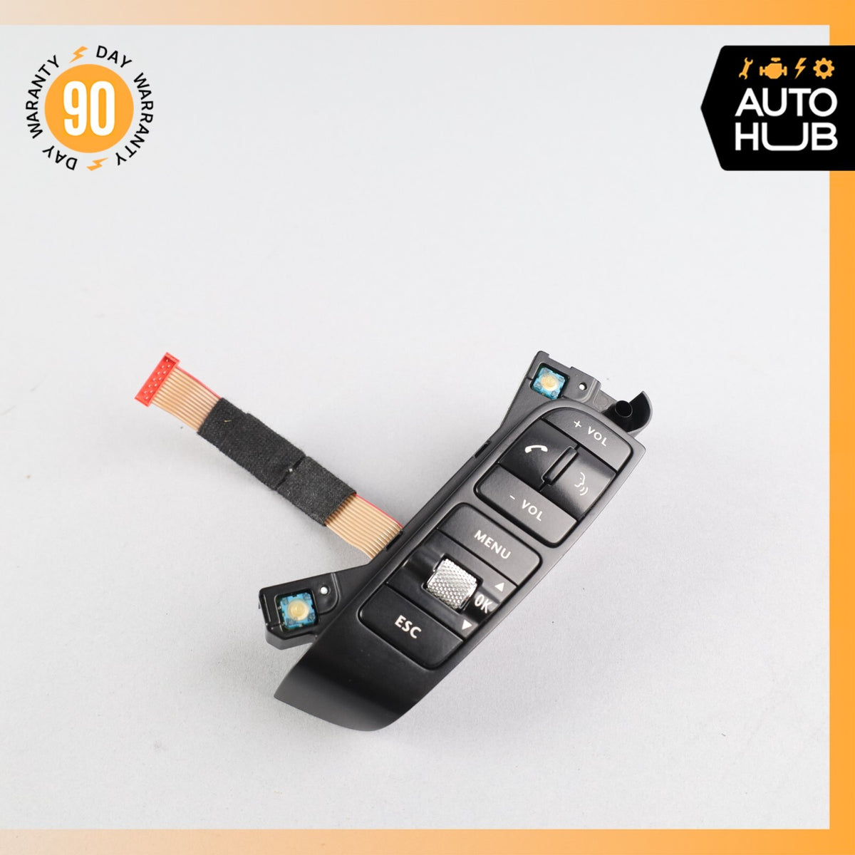 03-12 Bentley Continental GTC Right Steering Wheel Control Switch Button OEM 62k - photo 2