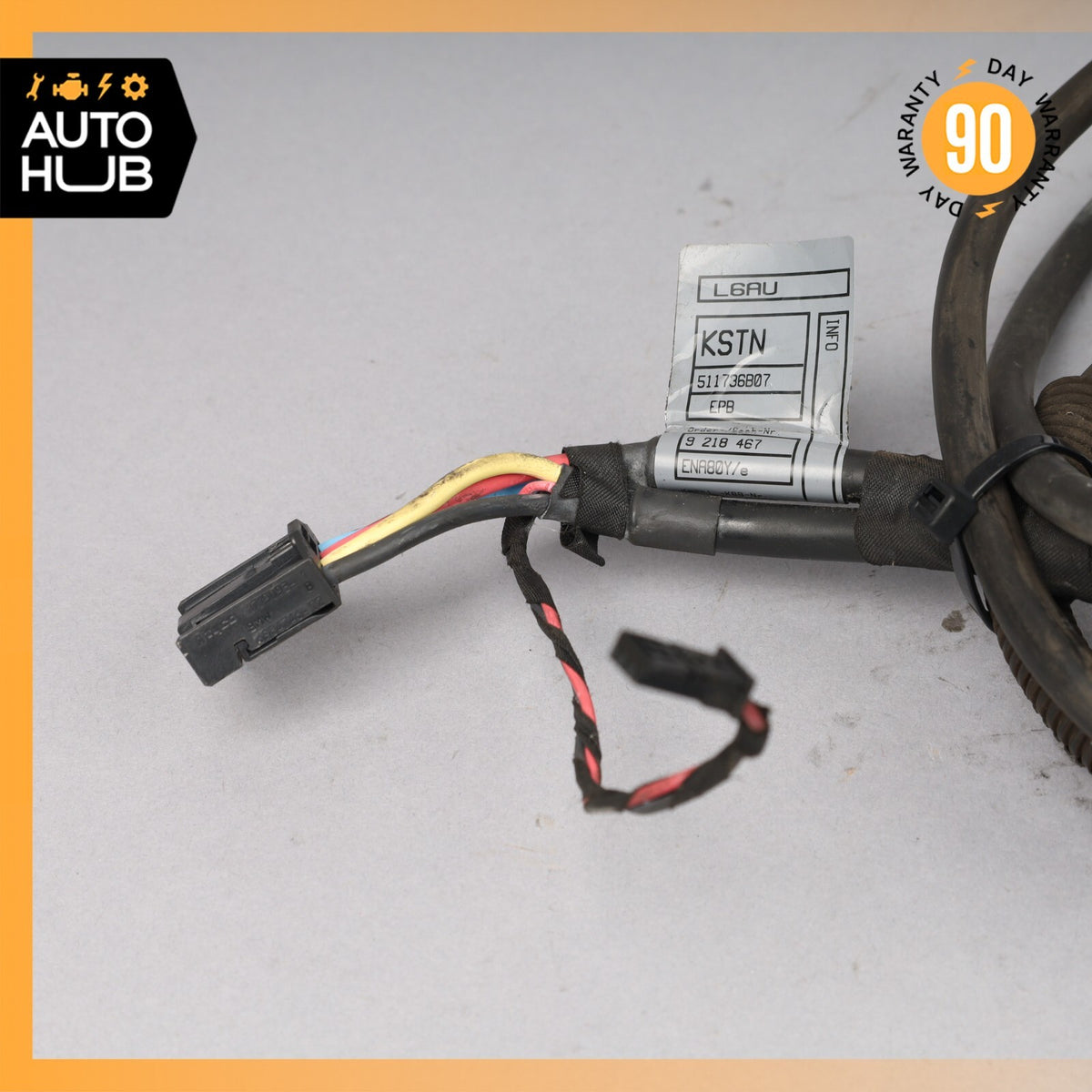 2011 BMW F10 550i Emergency Electric Parking Brake Wire Harness OEM - photo 3