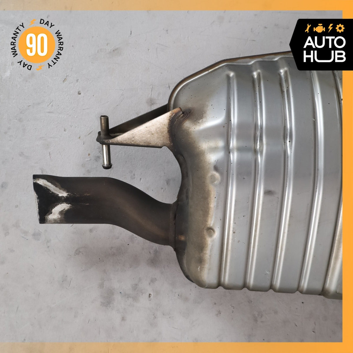 17-18 Mercedes W213 E43 AMG Left & Right Side Exhaust Muffler Mufflers OEM 77k - photo 4
