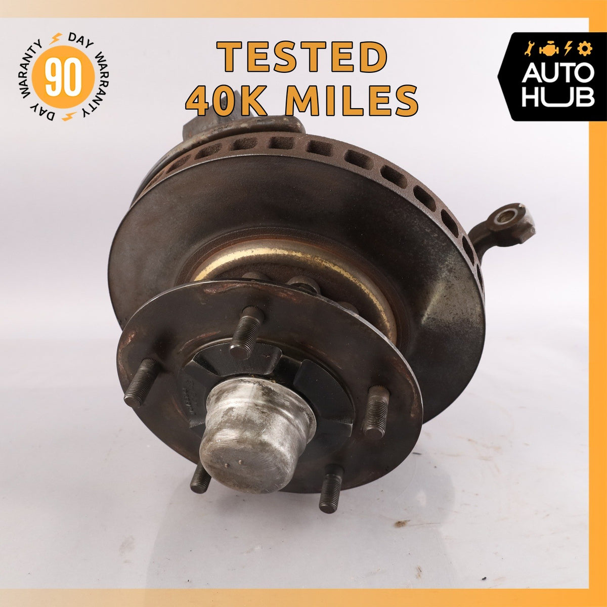 Rolls Royce Silver Spur Mulsanne Front Right Spindle Knuckle Hub w/ Disc OEM - photo 1