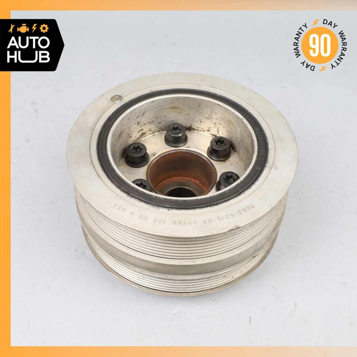 10-23 Jaguar X150 XKR / Range Rover Engine Crankshaft Balancer Pulley OEM 46k - photo 9
