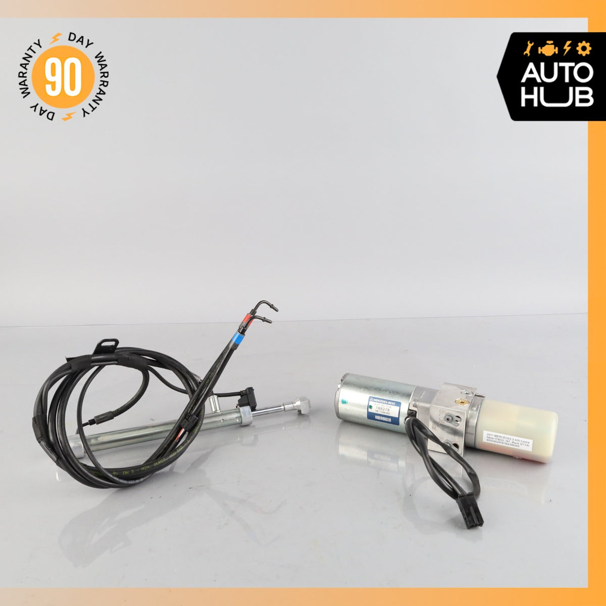 07-13 Mercedes W221 S400 S63 Trunk Lid Locking Hydraulic Pull Down Pump OEM 77k - photo 2
