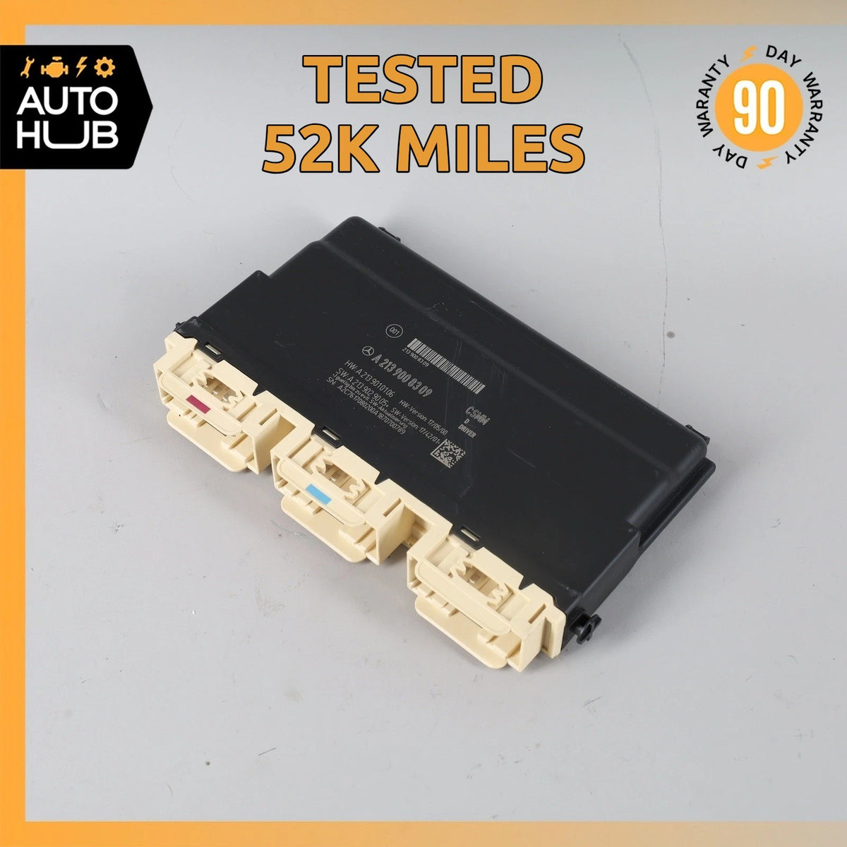 Mercedes W213 E300 CLS450 Front Left Door Control Module Unit 2139008309 OEM 52k - photo 1