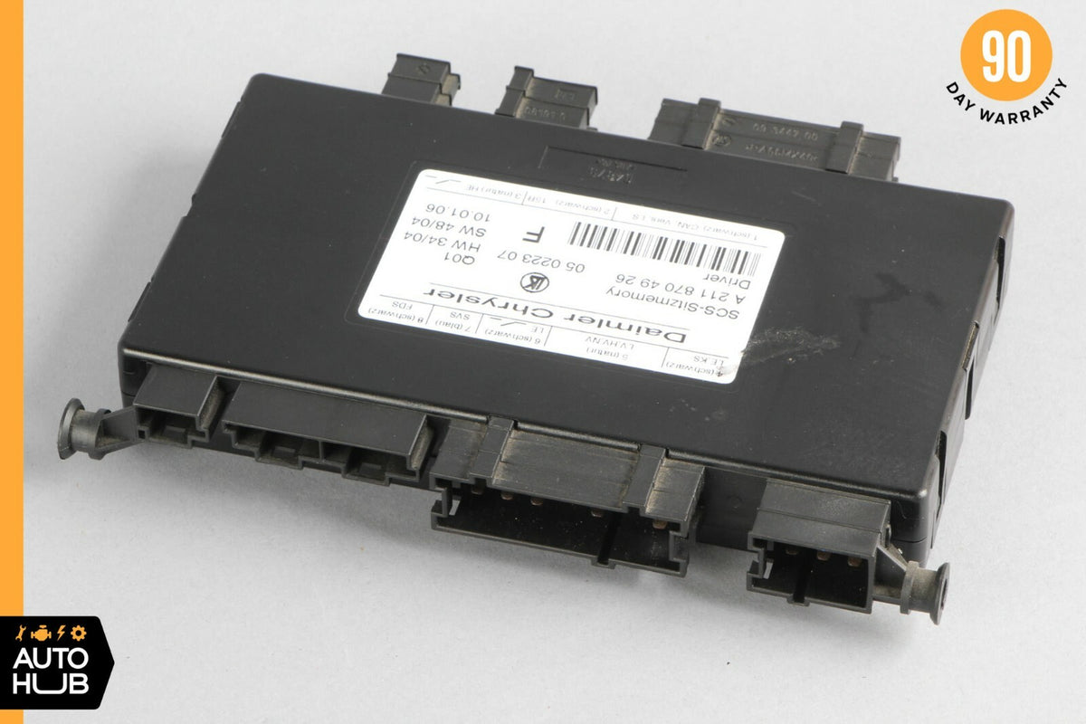 03-11 Mercedes X164 E350 CLS500 Front Left Seat Control Module 2118704926 OEM - photo 2