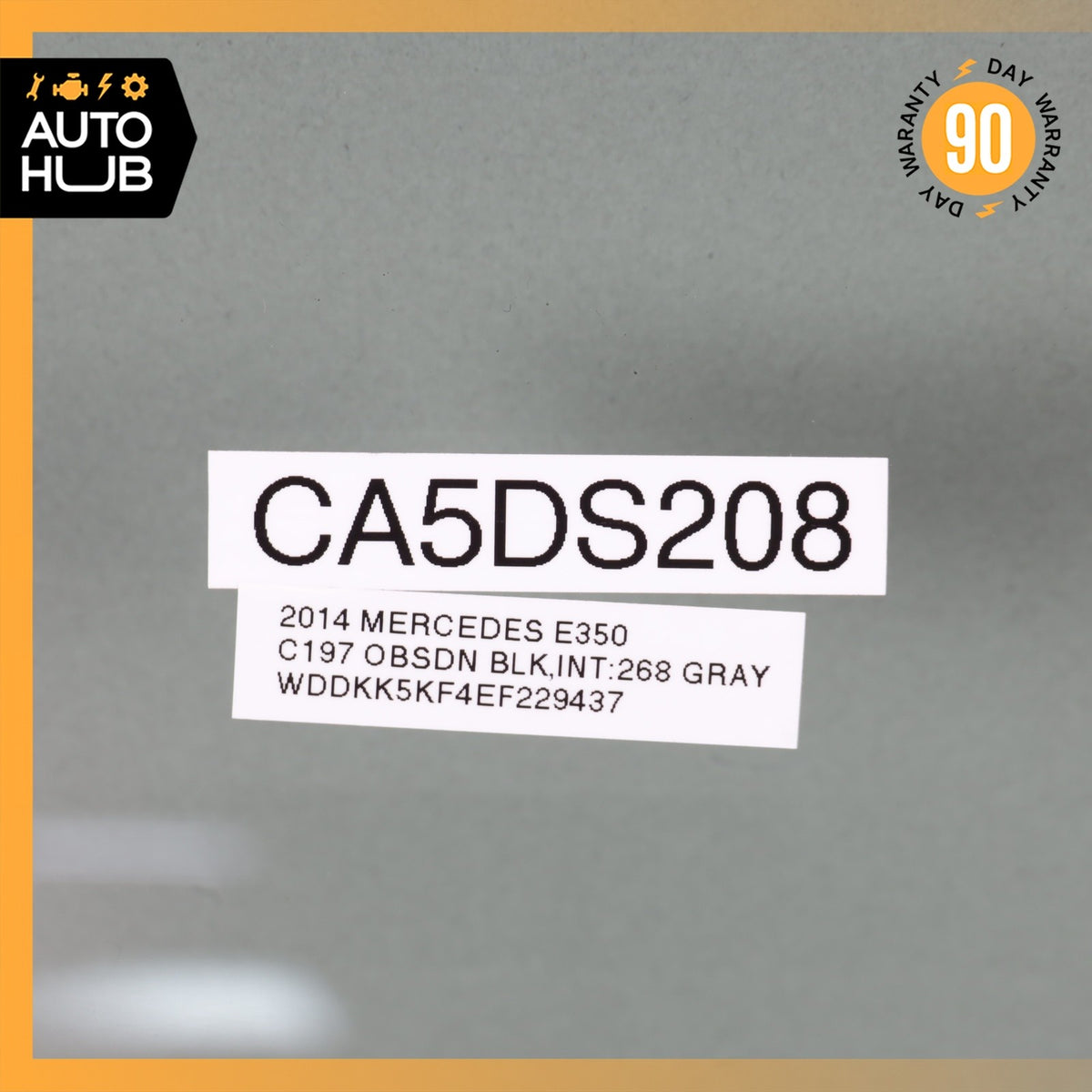 11-17 Mercedes W207 E350 Convertible Door Window Glass Front Right Side OEM 57k - photo 17