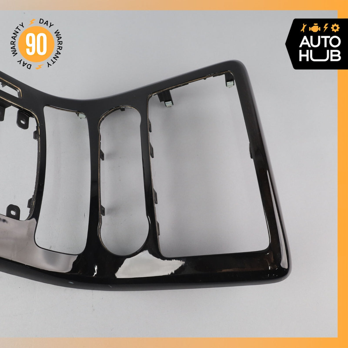 12-16 Mercedes R172 SLK250 Center Console Trim Bezel Black Ash Wood OEM 40k - photo 10