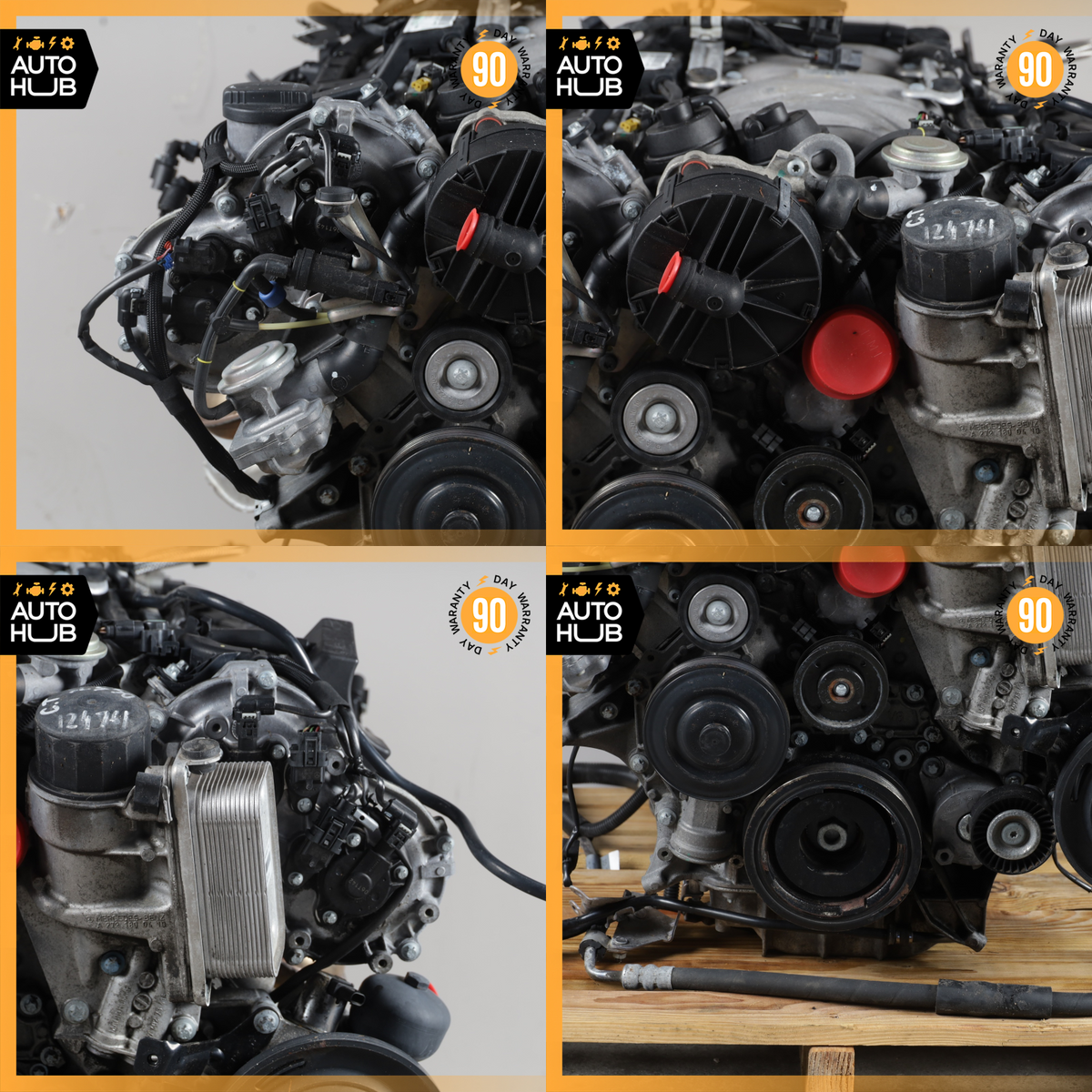 07-12 Mercedes R230 SL550 E550 Engine Motor Assembly 5.5L V8 M273 RWD OEM 113k - photo 22