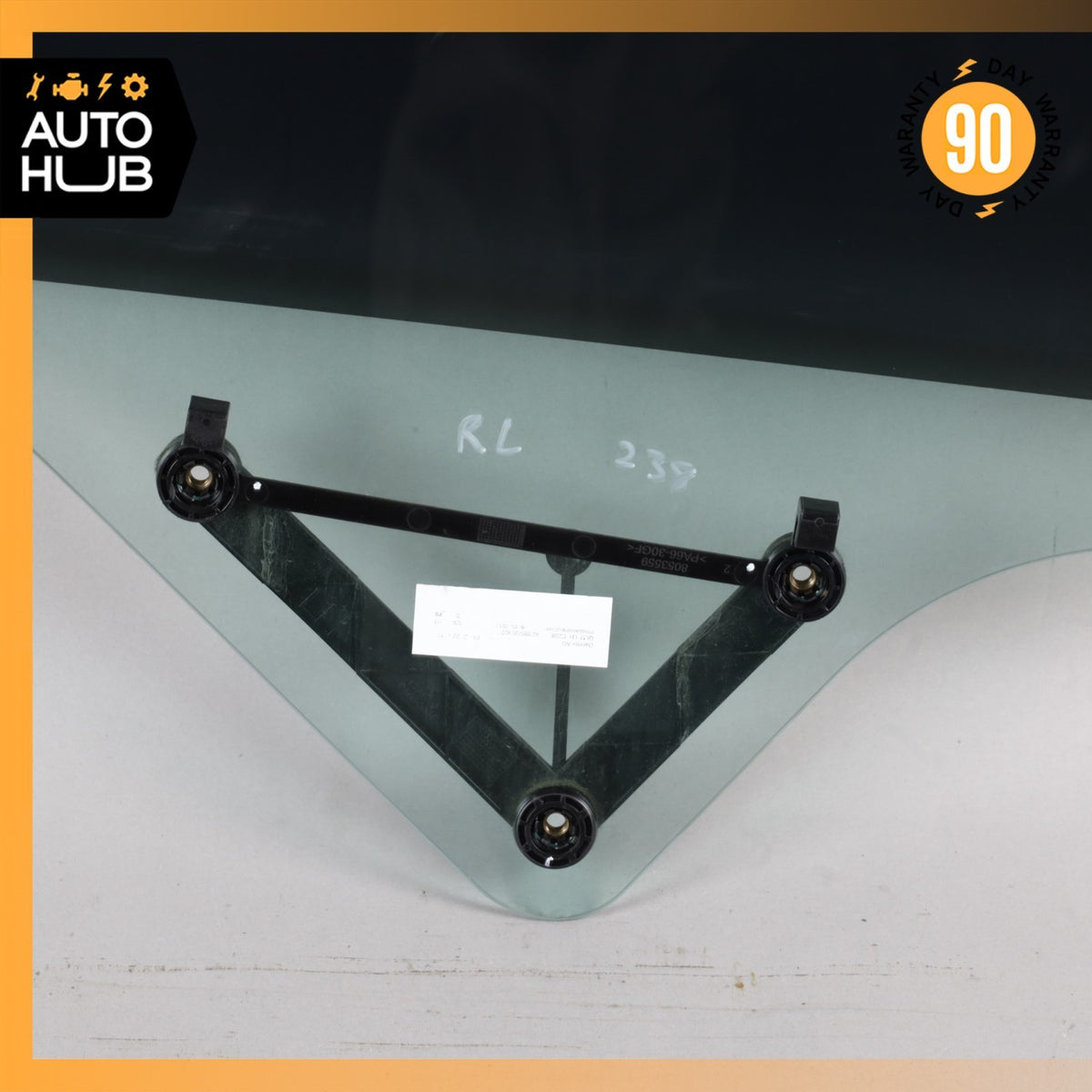 18-23 Mercedes W238 E400 E450 Coupe Rear Left Side Quarter Window Glass OEM - photo 14