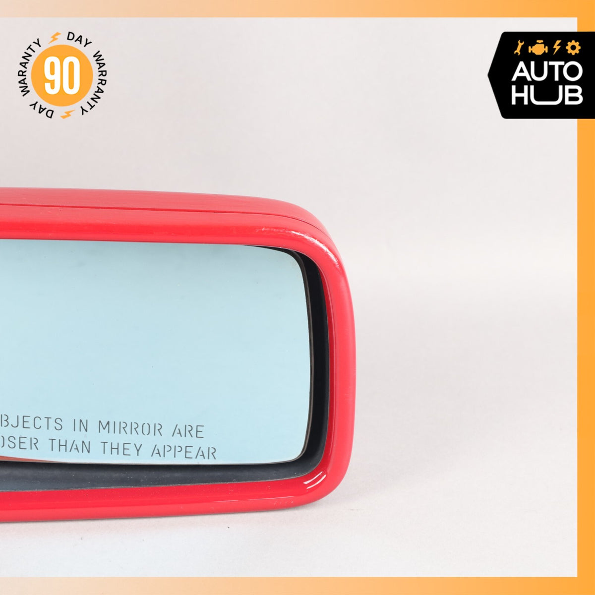 90-96 Mercedes R129 SL500 SL320 300SL Side View Door Mirror Right Side Red OEM - photo 5