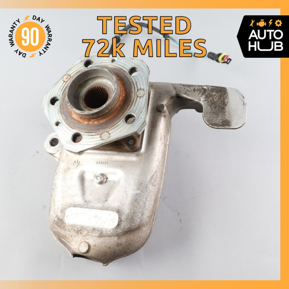 03-10 Maserati Quattroporte M139 Front Right Side Spindle Knuckle Hub OEM 72k - photo 1