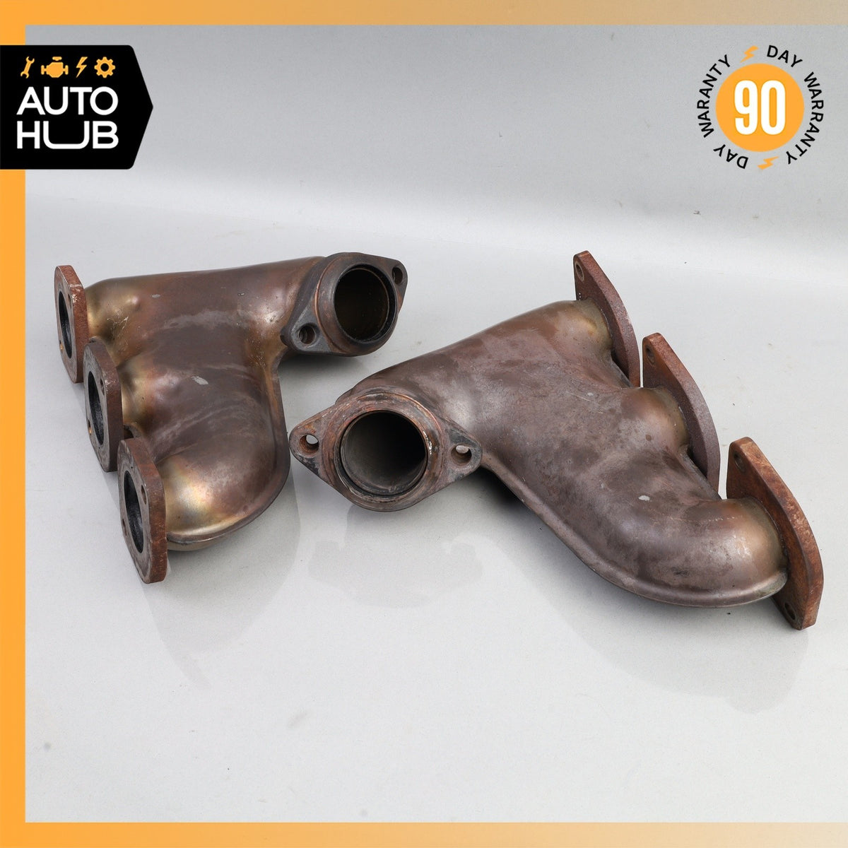 01-02 Mercedes W220 S600 CL600 V12 Exhaust Manifold Rear Set of 2 OEM - photo 12