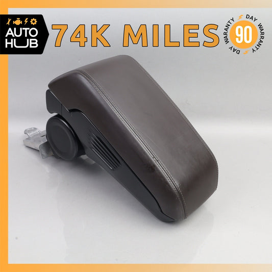 14-21 BMW i3 I01 Hybrid Center Console Armrest Arm Rest Cover Trim Brown OEM - photo 1