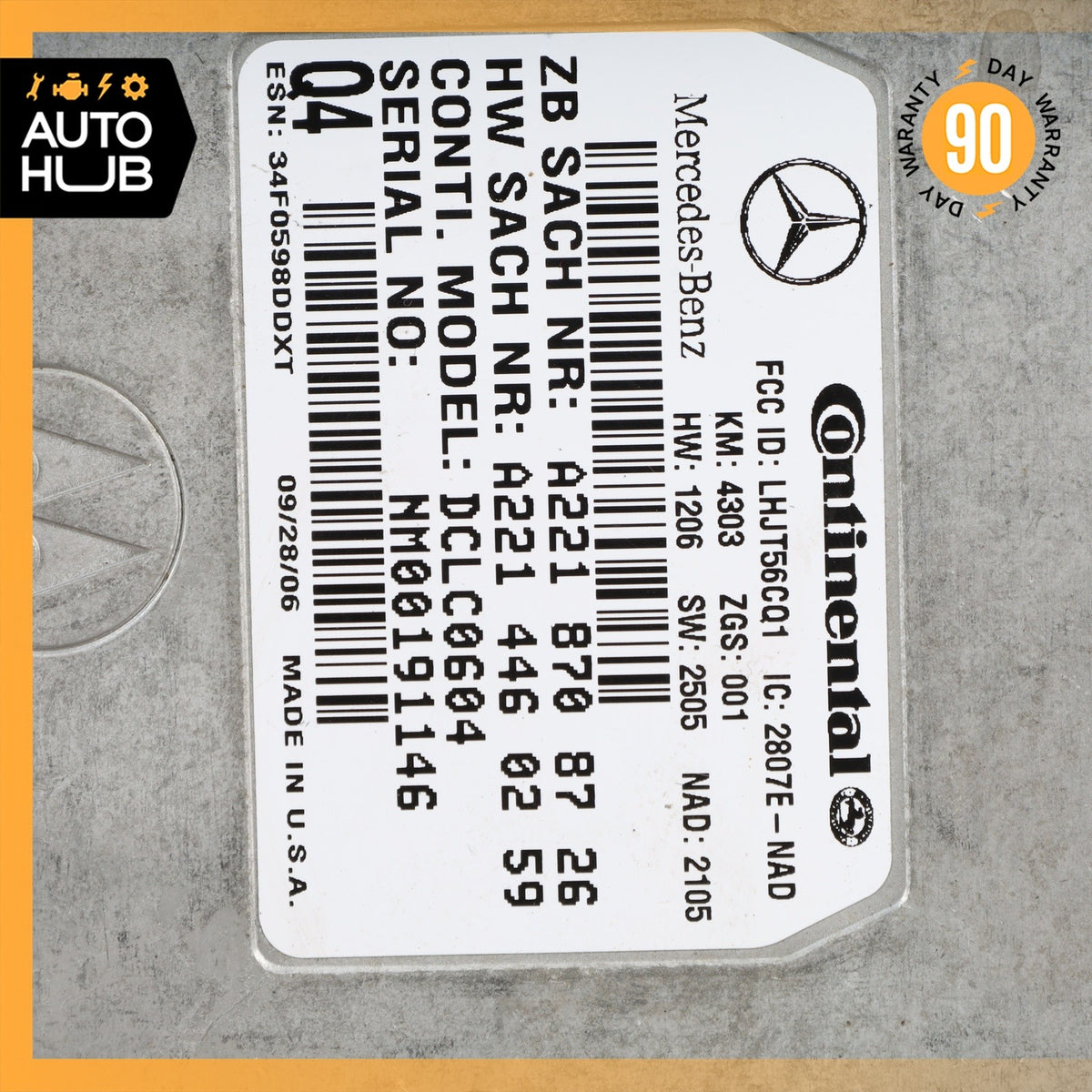 Mercedes W209 CLK350 CLS500 S550 GL450 Voice Communication Control Module OEM - photo 9