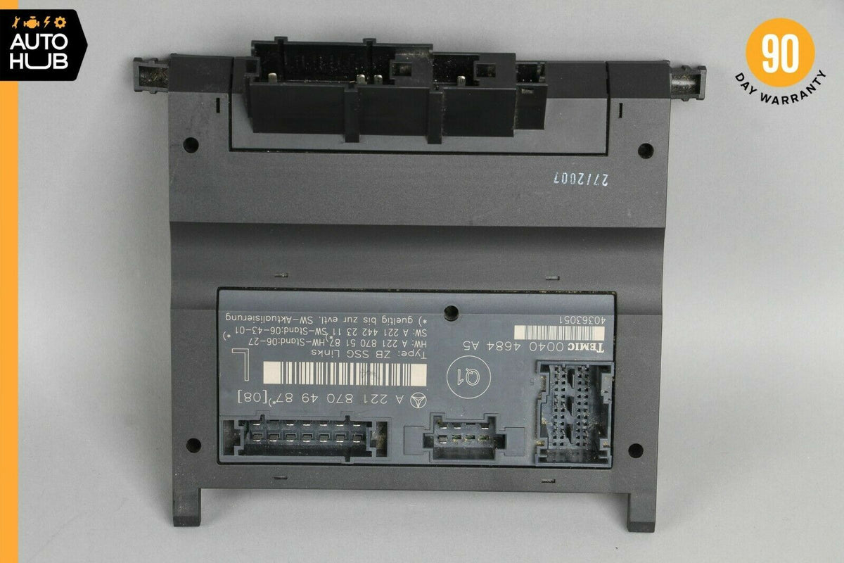 07-13 Mercedes W221 S550 S400 Front Left Driver Side Under Seat Control Unit OEM - photo 6