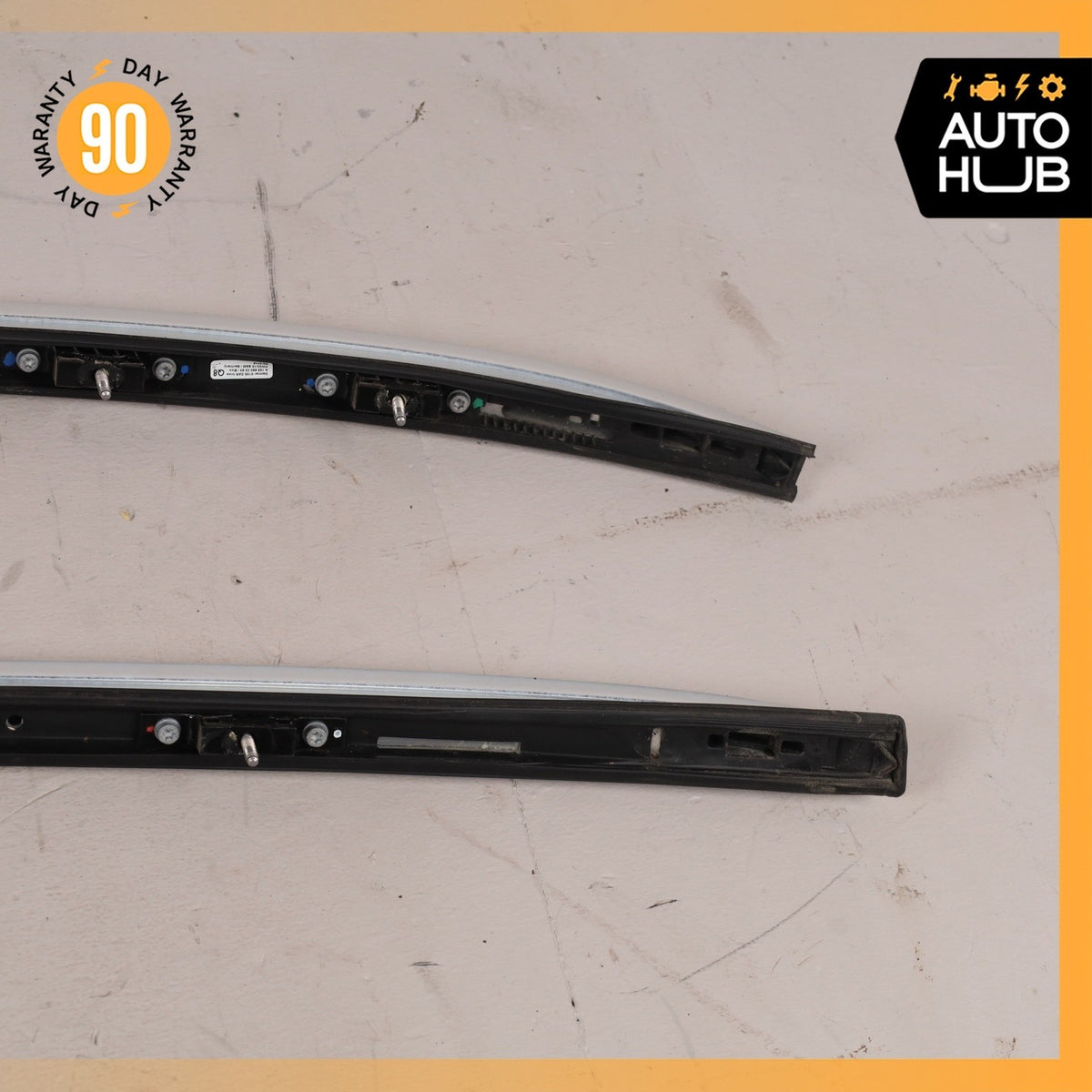 15-20 Mercedes X156 GLA250 GLA45 Baggage Luggage Roof Rack Rail Crossbar Set OEM - photo 11