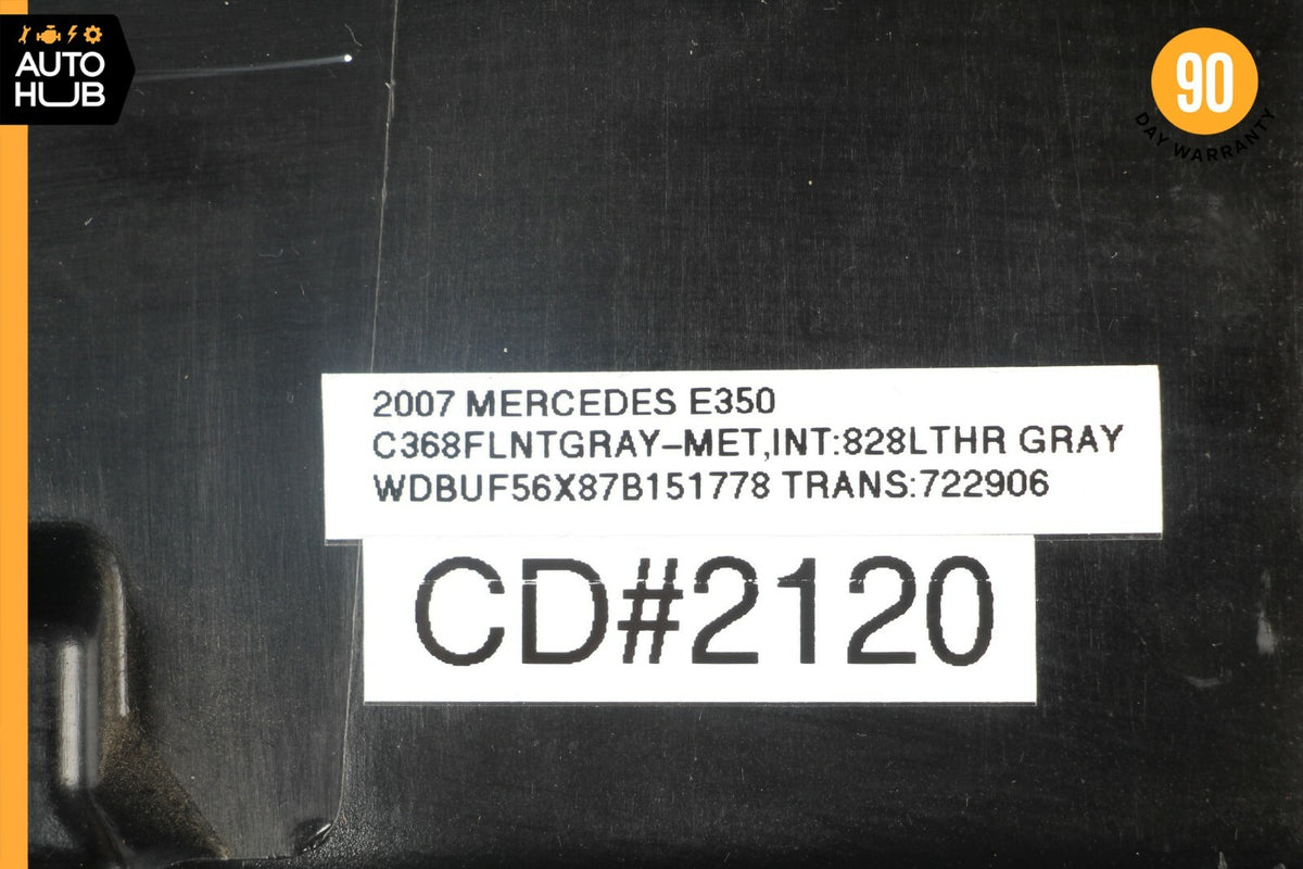 07-09 Mercedes W211 E350 E550 Dashboard Glove Box Storage Compartment Gray OEM - photo 12