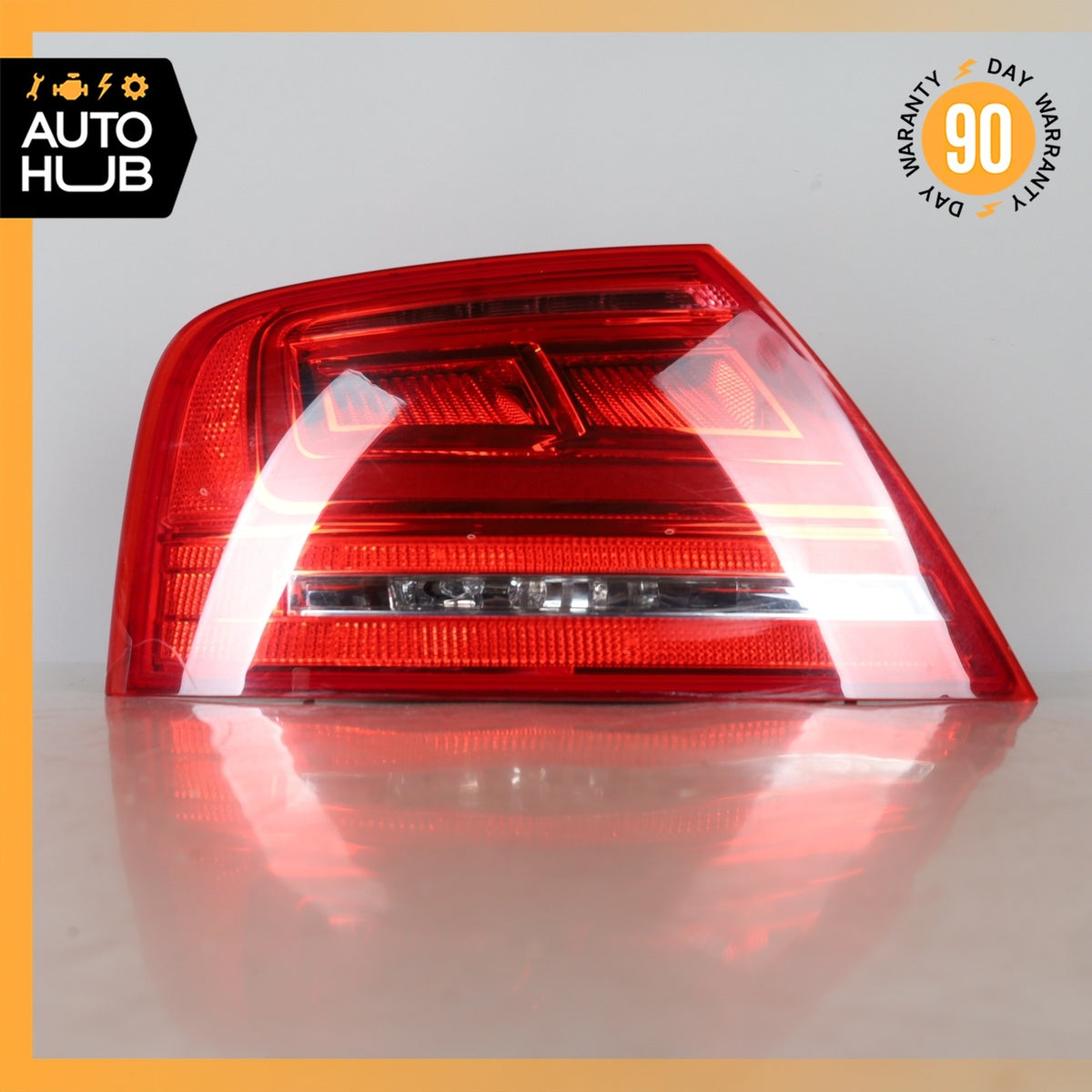 11-14 Audi D4 A8 Rear Left Driver Side LED Outer Tail Light Assembly OEM - photo 2