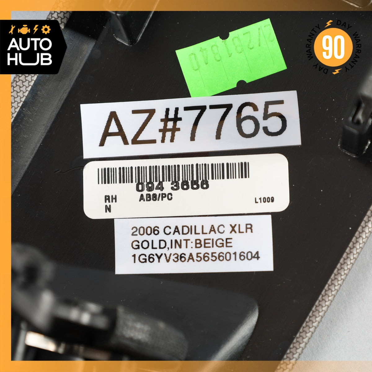 04-08 Cadillac XLR Right Passenger Door Air Vent Lock Mirror Switch OEM - photo 12