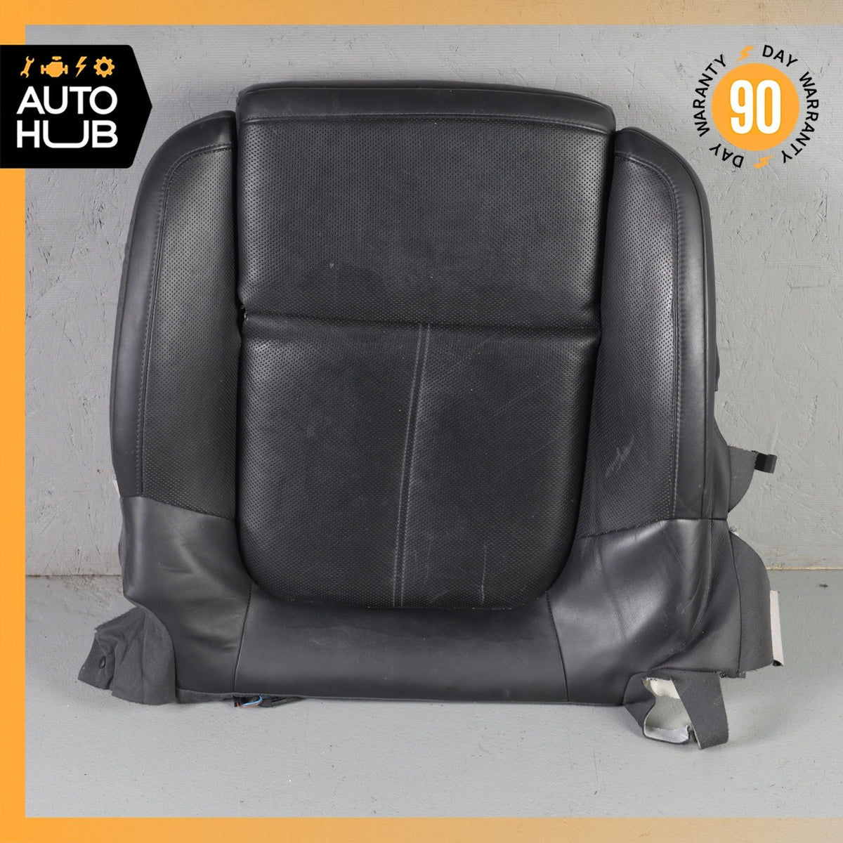 15-18 Porsche Macan 95B Front Right Lower Bottom Seat Cushion Leather Black OEM - photo 2