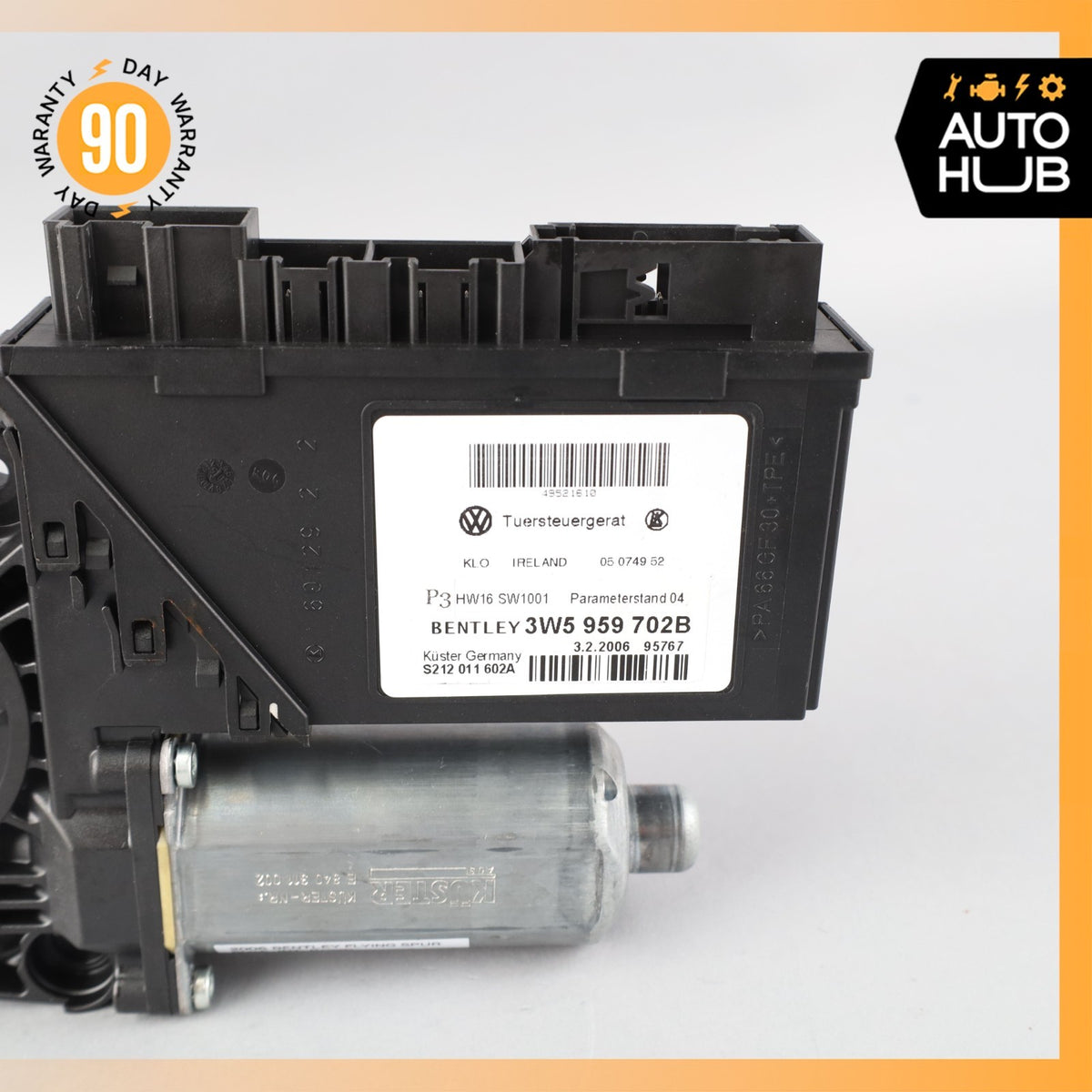 Bentley Continental Flying Spur Front Right Door Window Regulator Motor OEM 39k - photo 3