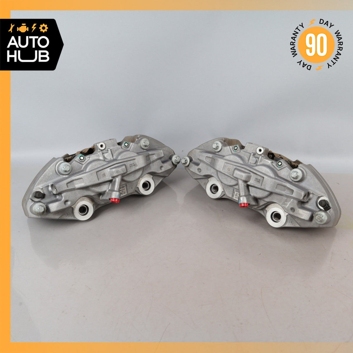 15-20 Mercedes W205 C300 E350 Front Brake Calipers Set 0114219798 OEM 67k - photo 2