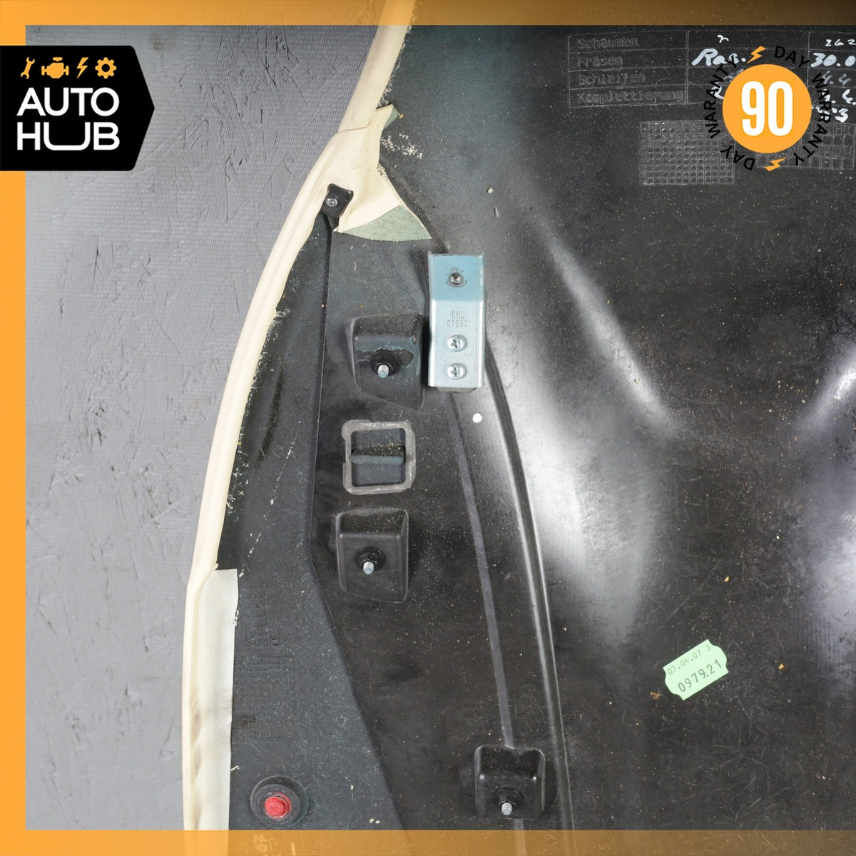 07-11 Bentley Continental GTC GT Seat Back Cover Panel Front Right Side OEM 40k - photo 15
