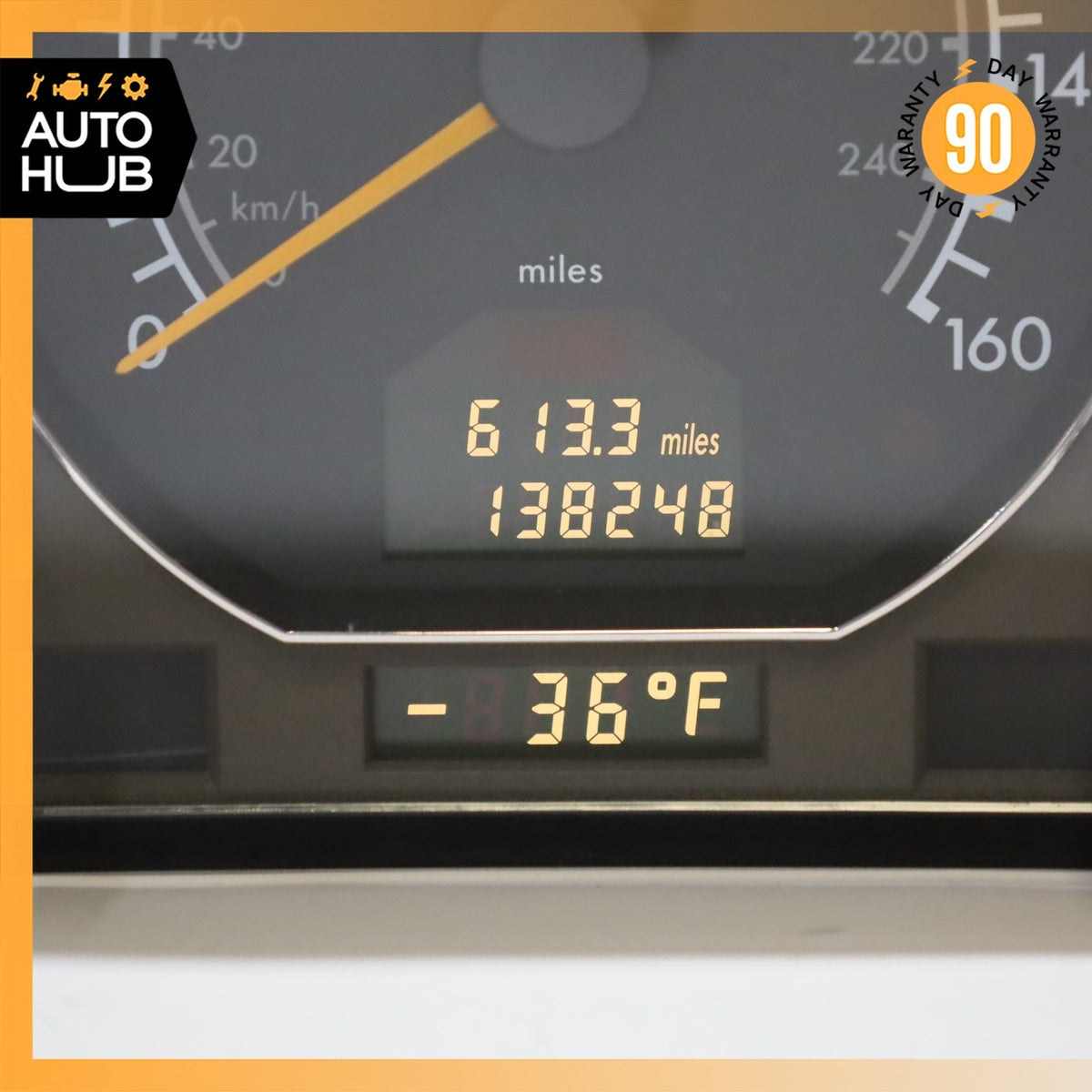 1999 Mercedes R129 SL500 Instrument Cluster Speedometer 1294402911 OEM 138k - photo 2