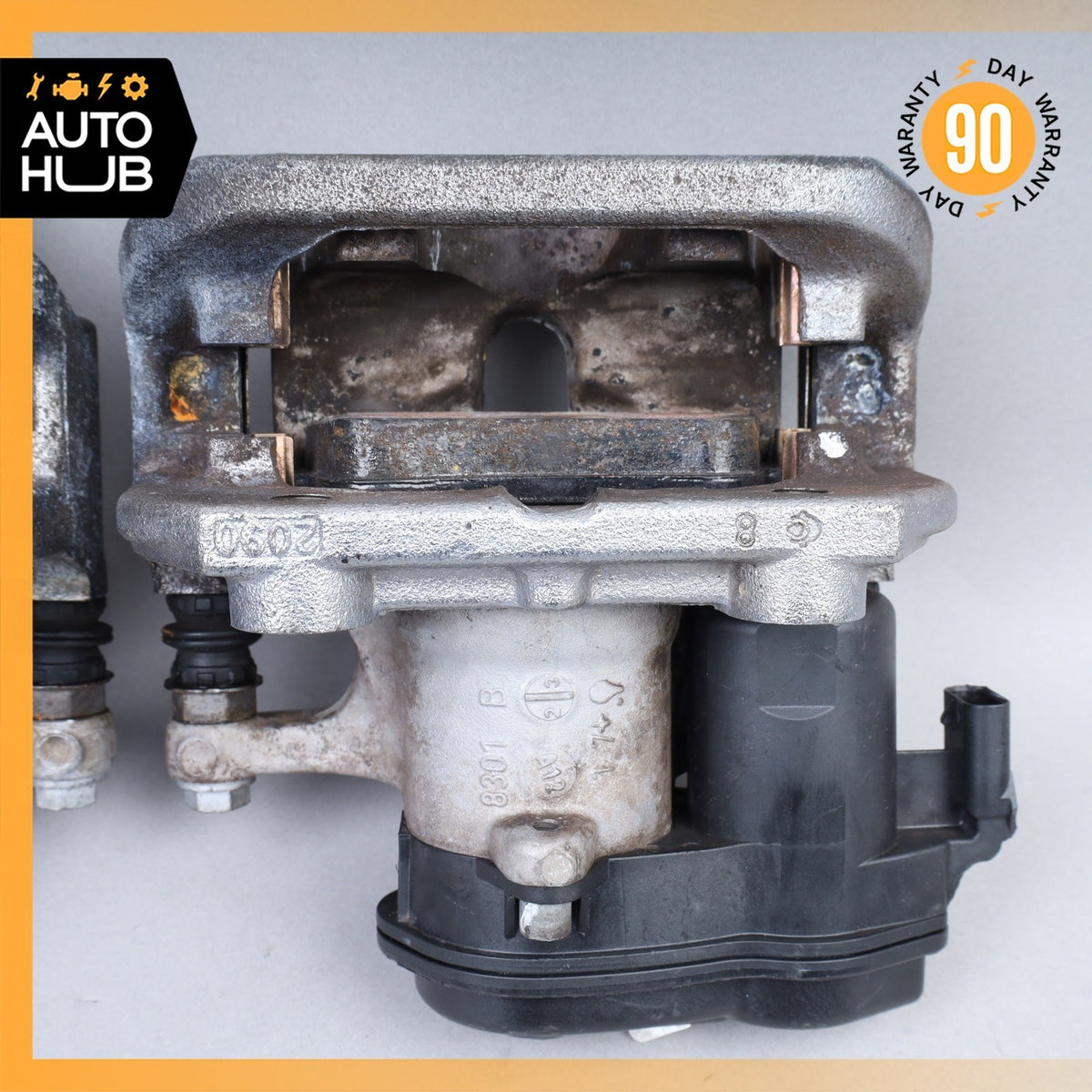 Mercedes W166 ML350 GLE350 Rear Brake Calipers w/ Actuator Set 1664230281 OEM - photo 10