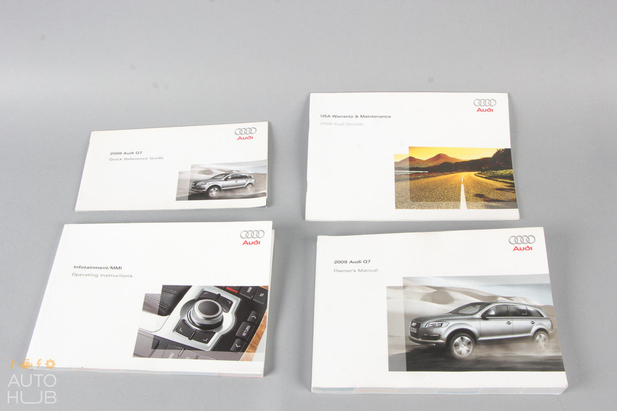 2009 Audi Q7 L4 Owner's Manual Book Assembly OEM - photo 4