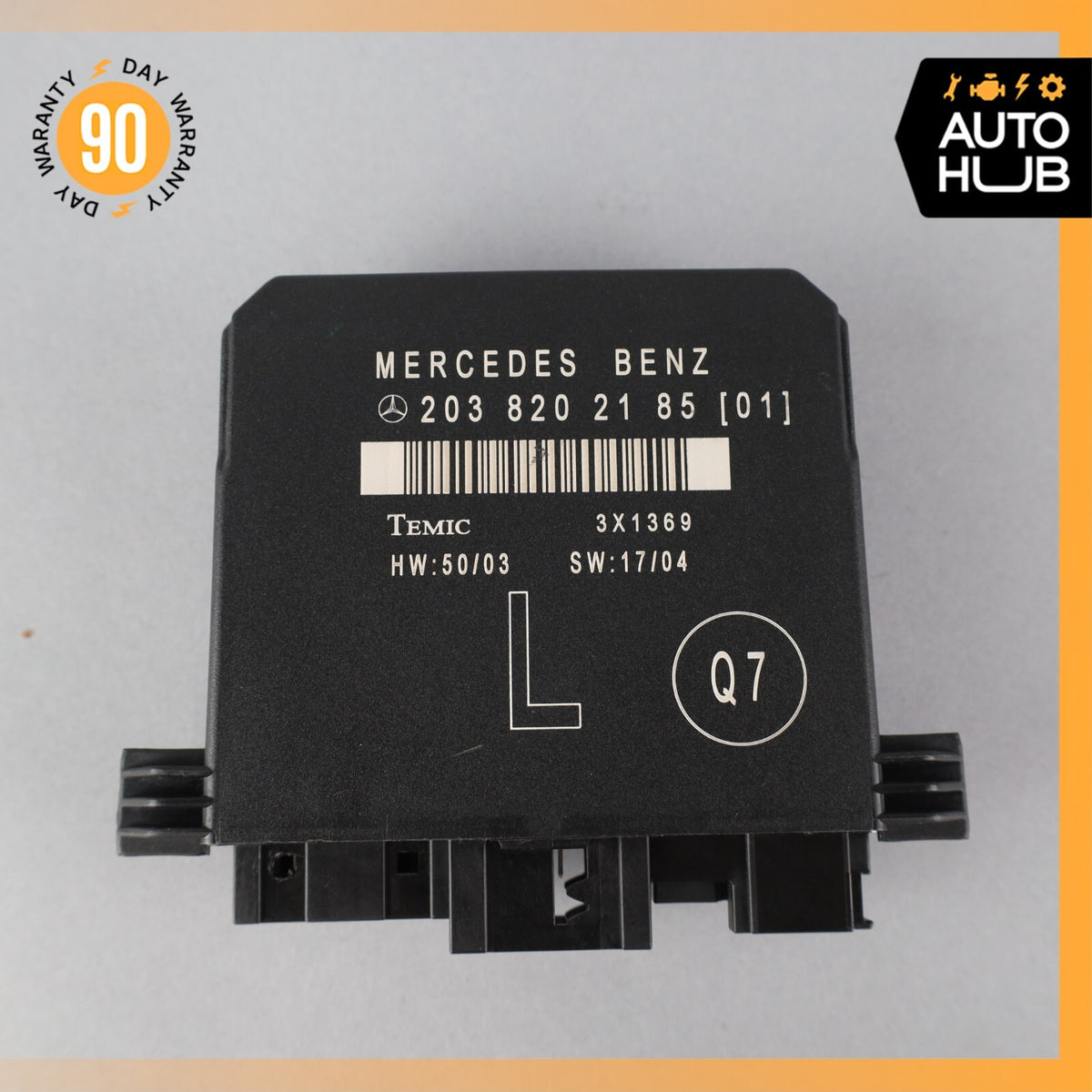 01-07 Mercedes W203 C55 C240 C320 Door Control Module Rear Left 2038202185 OEM - photo 7