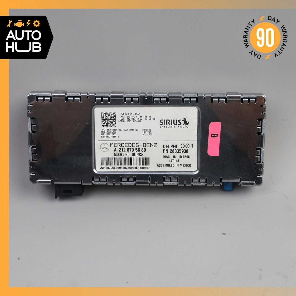 Mercedes W207 E350 C300 SLK250 Sirius Satellite Radio Receiver 2128705689 OEM - photo 6