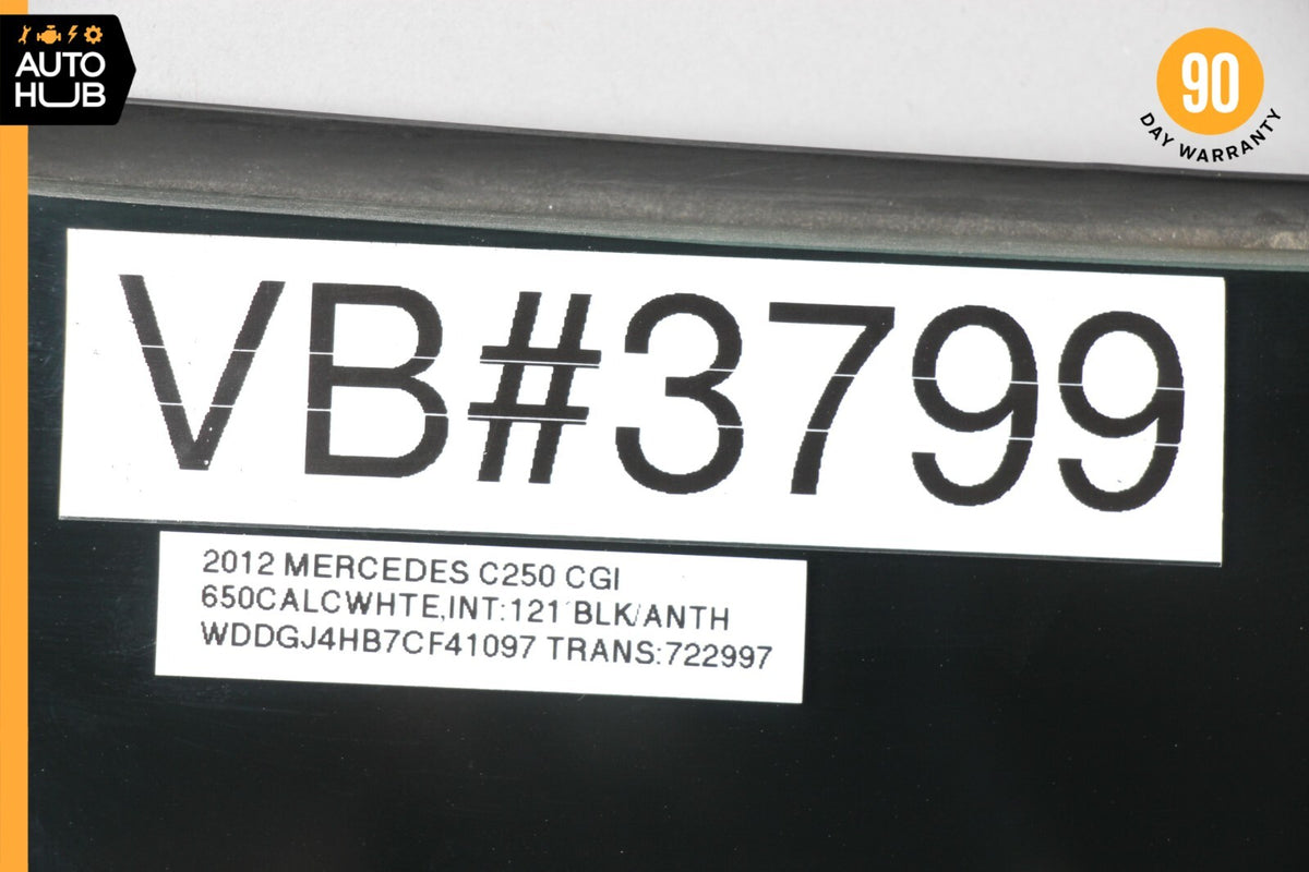 10-17 Mercedes W204 C250 E350 E550 Coupe Rear Windshield Window Glass OEM - photo 12
