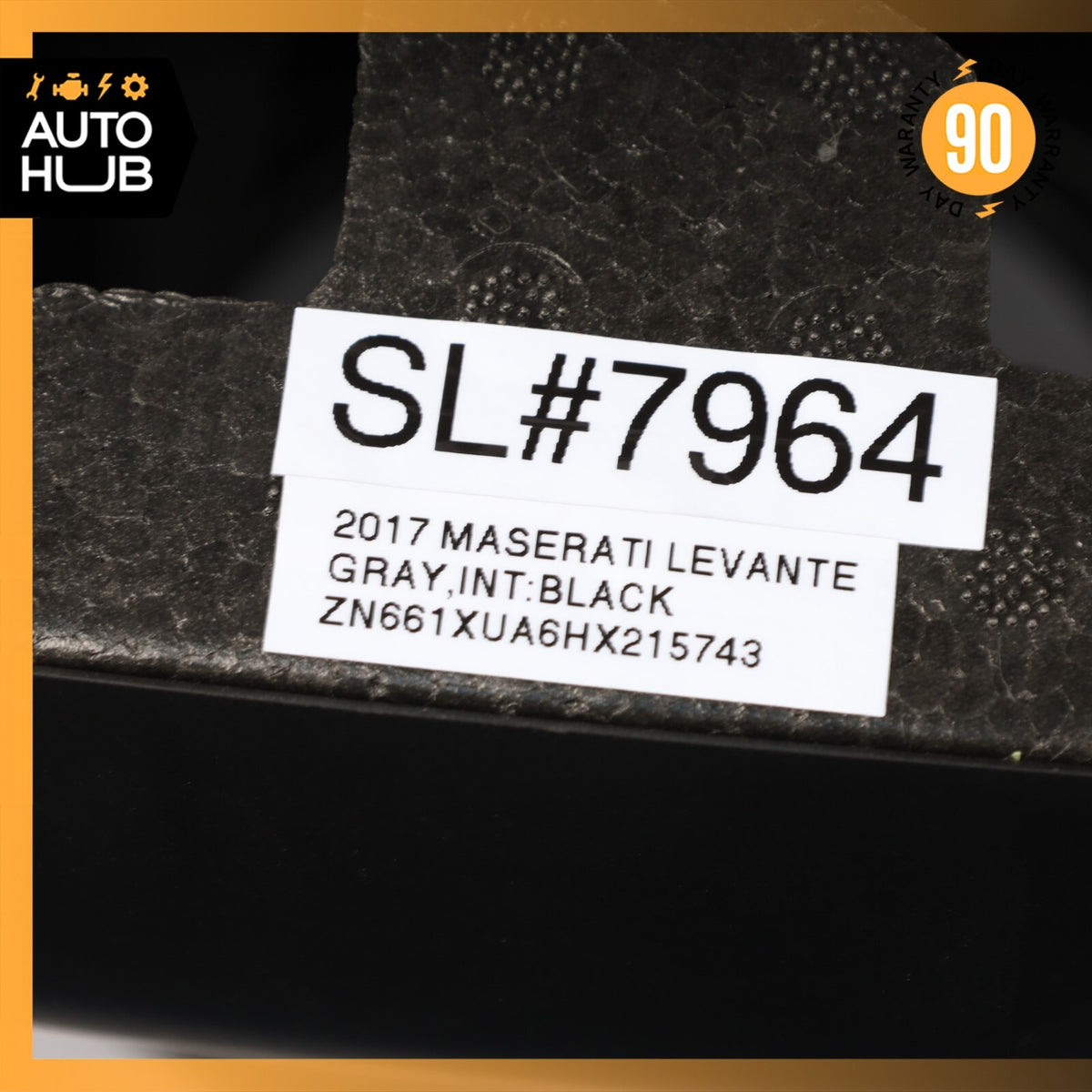 17-20 Maserati Levante M161 Steering Column Cover Trim Black OEM - photo 12