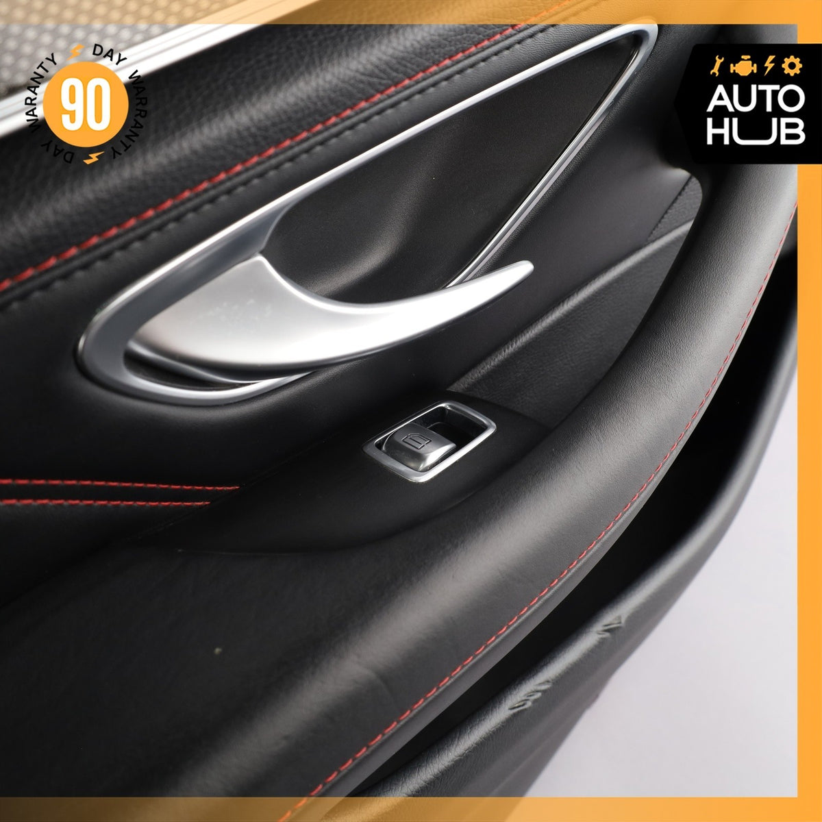 17-23 Mercedes W213 E43 AMG E400 Rear Left Side Interior Door Panel Nappa OEM - photo 10